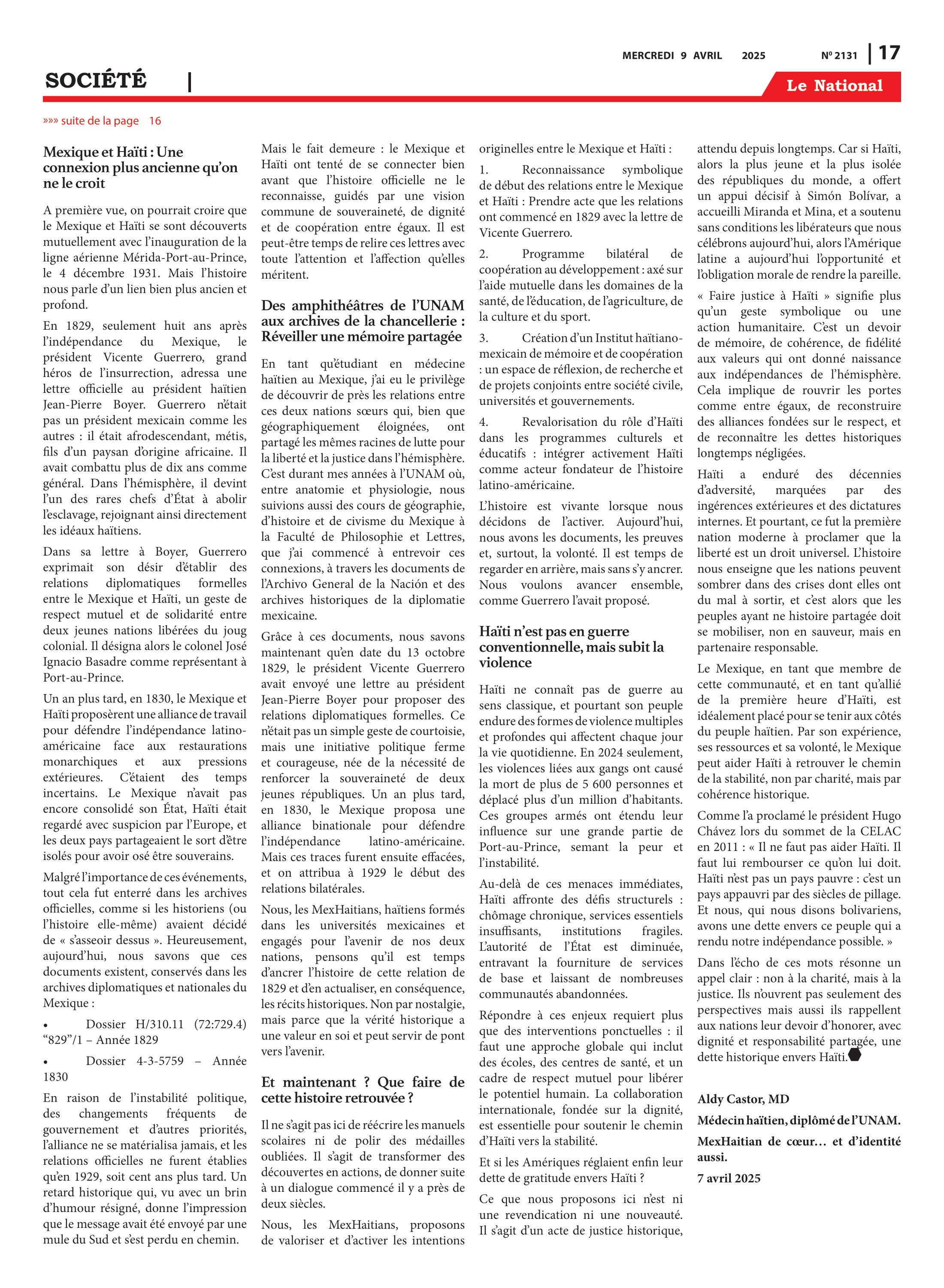 Page 17 de l'édition 2131