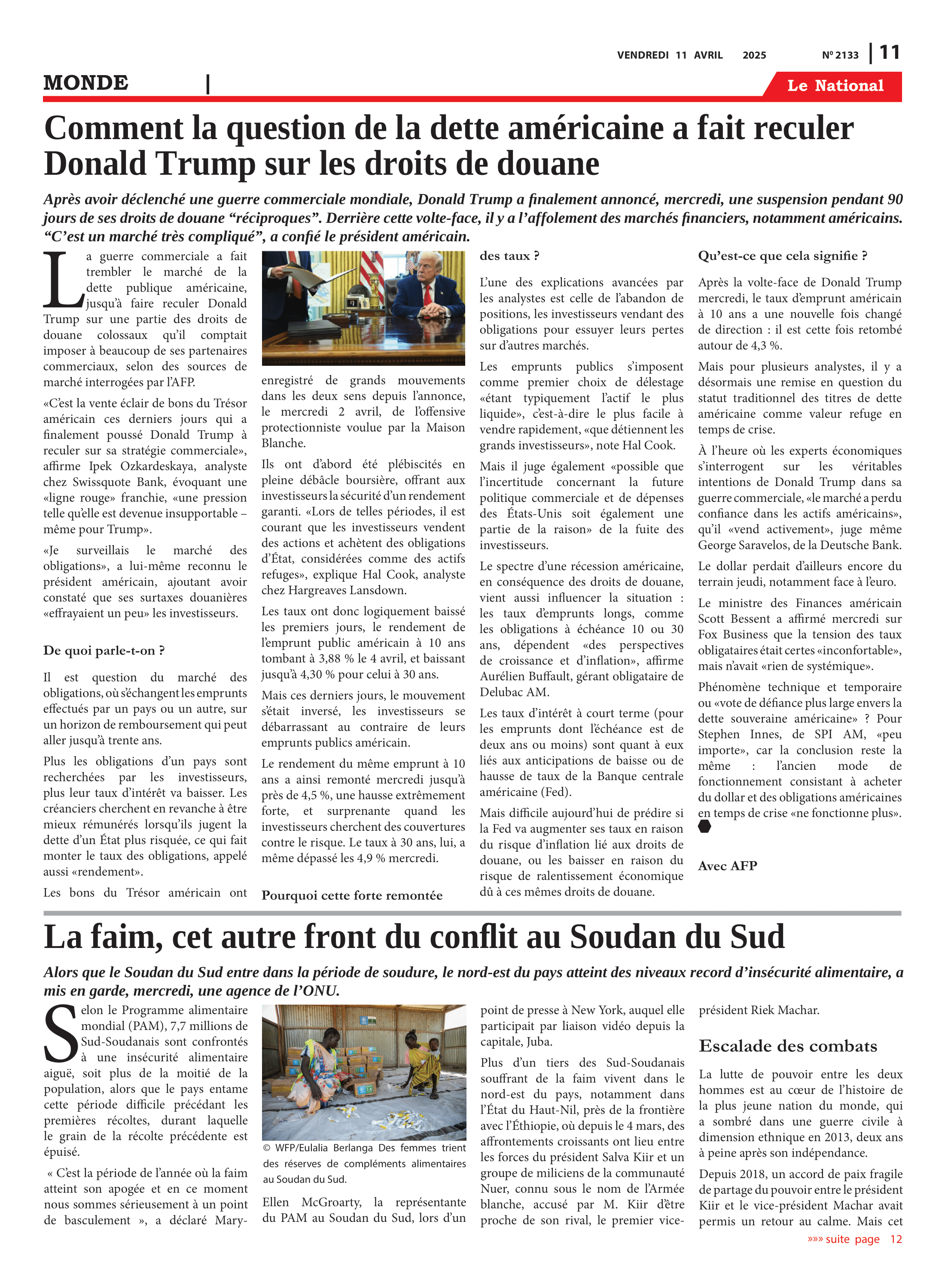 Page 11 de l'édition 2133