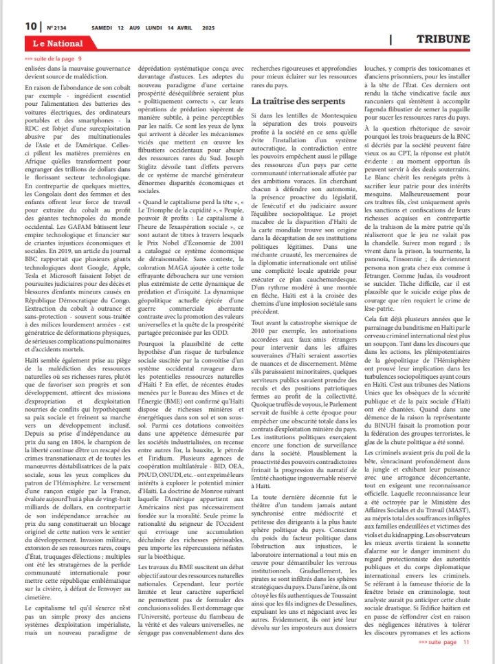 Page 10 de l'édition 2134