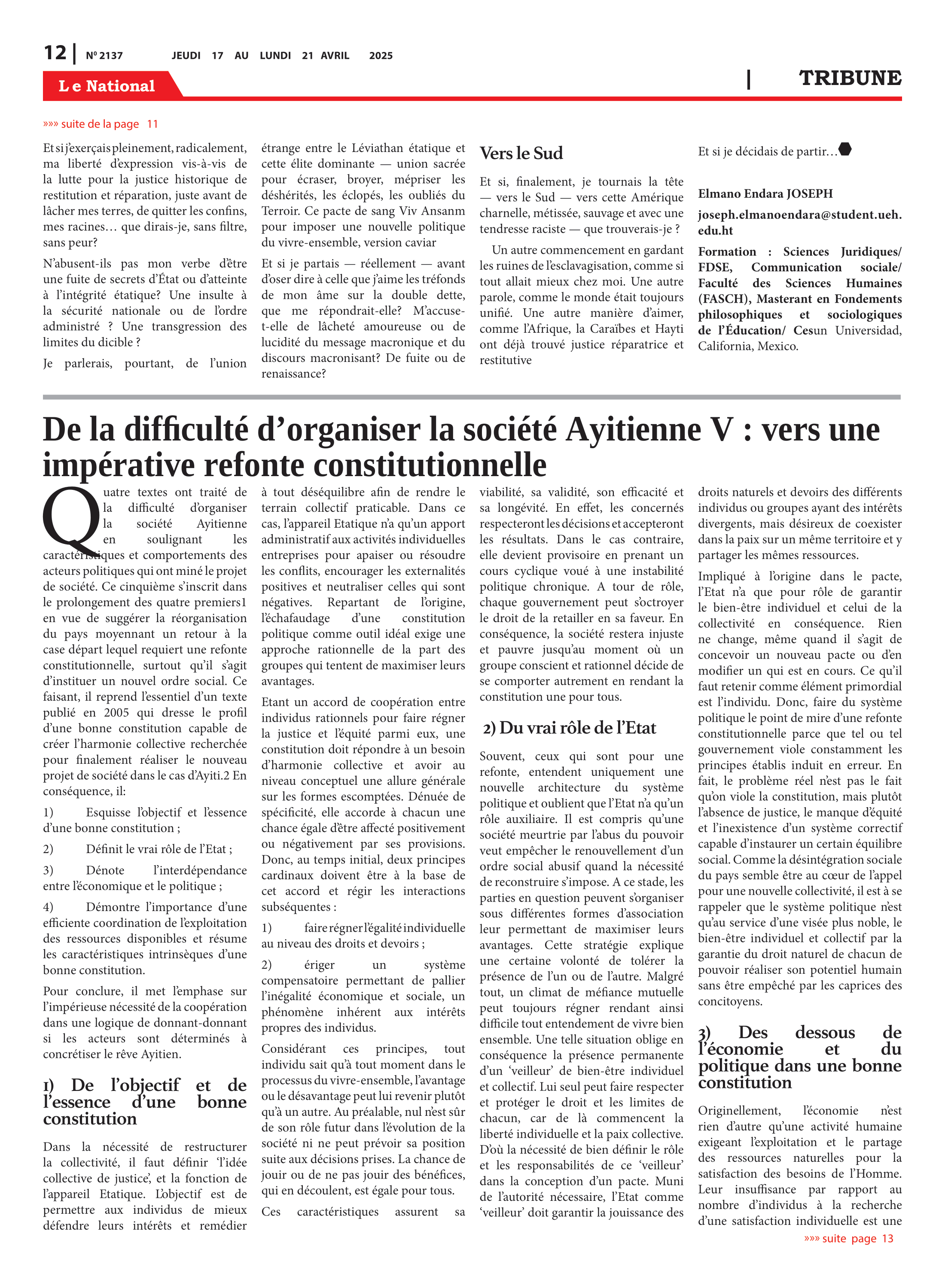 Page 12 de l'édition 2137