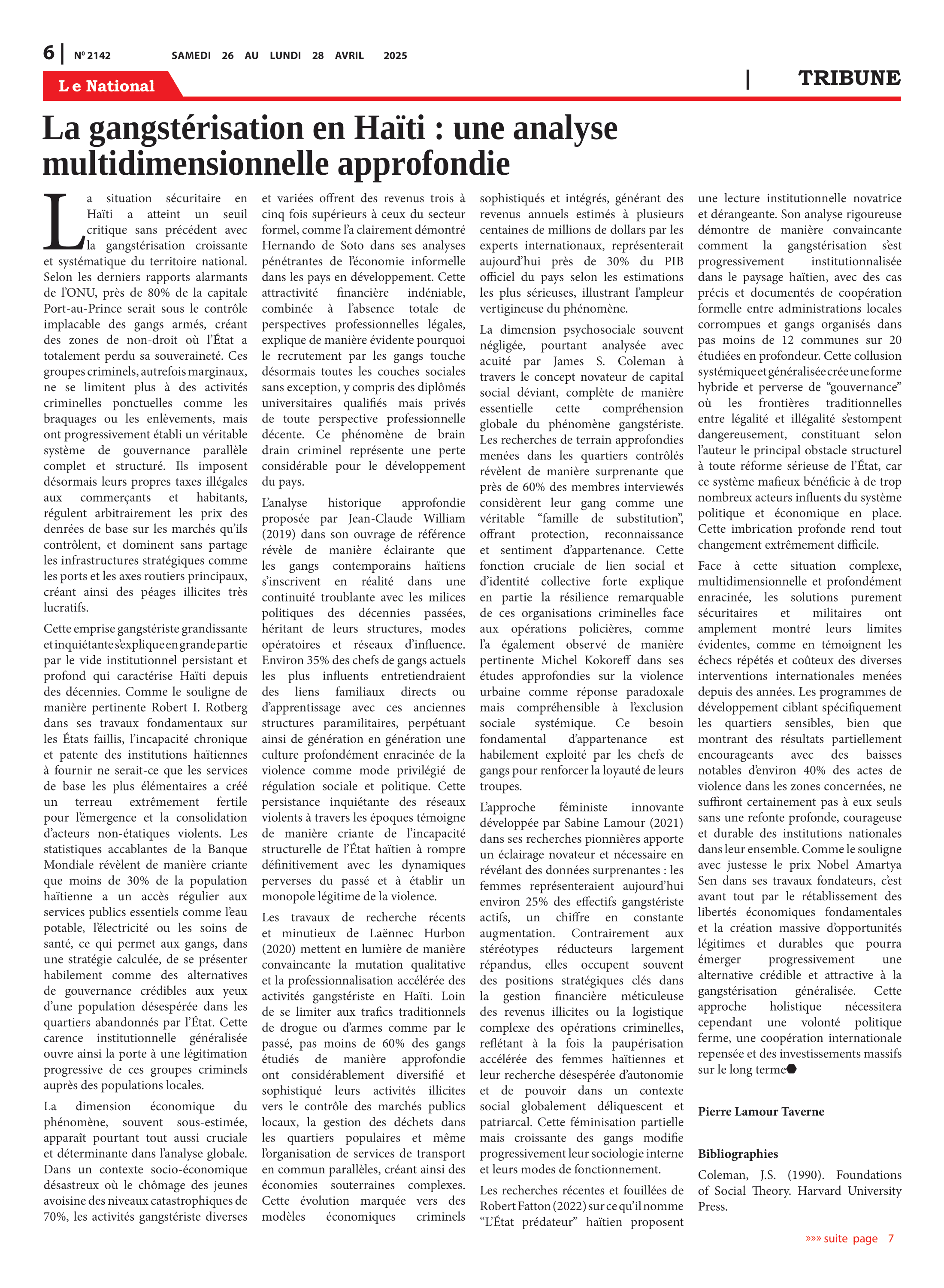 Page 6 de l'édition 2142