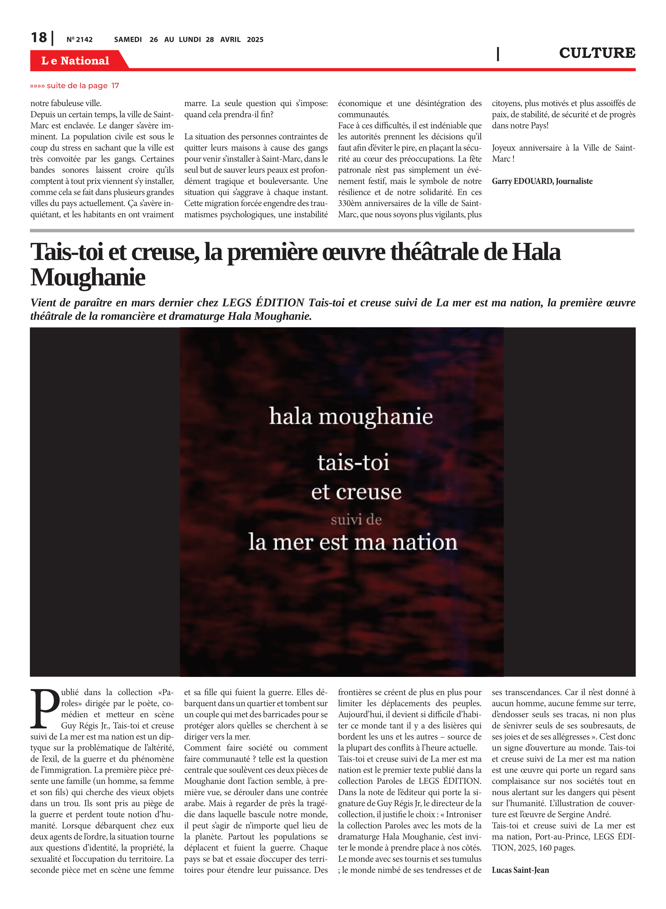 Page 18 de l'édition 2142