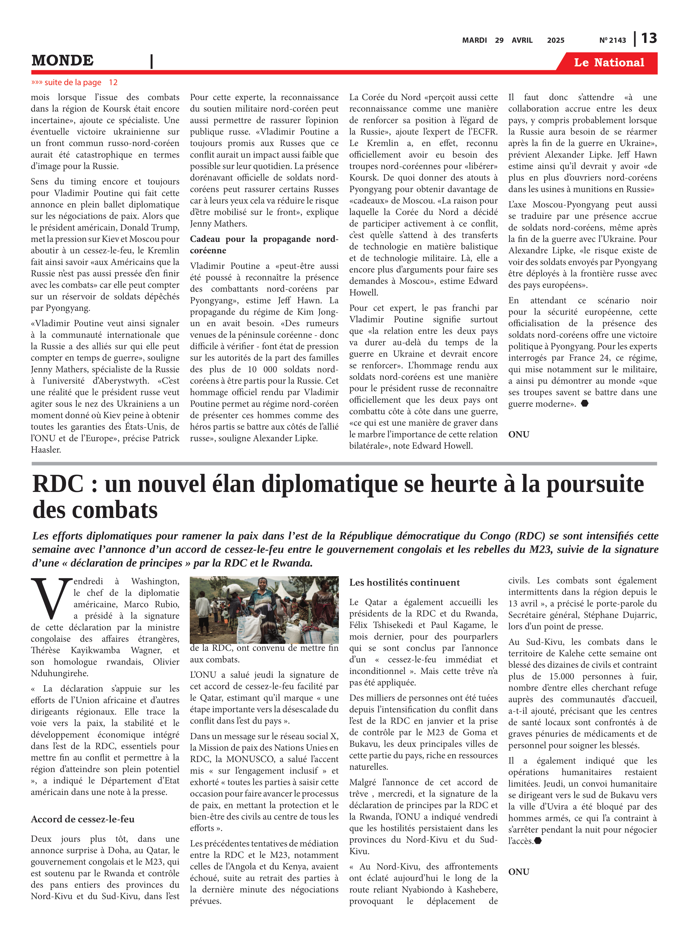 Page 13 de l'édition 2143