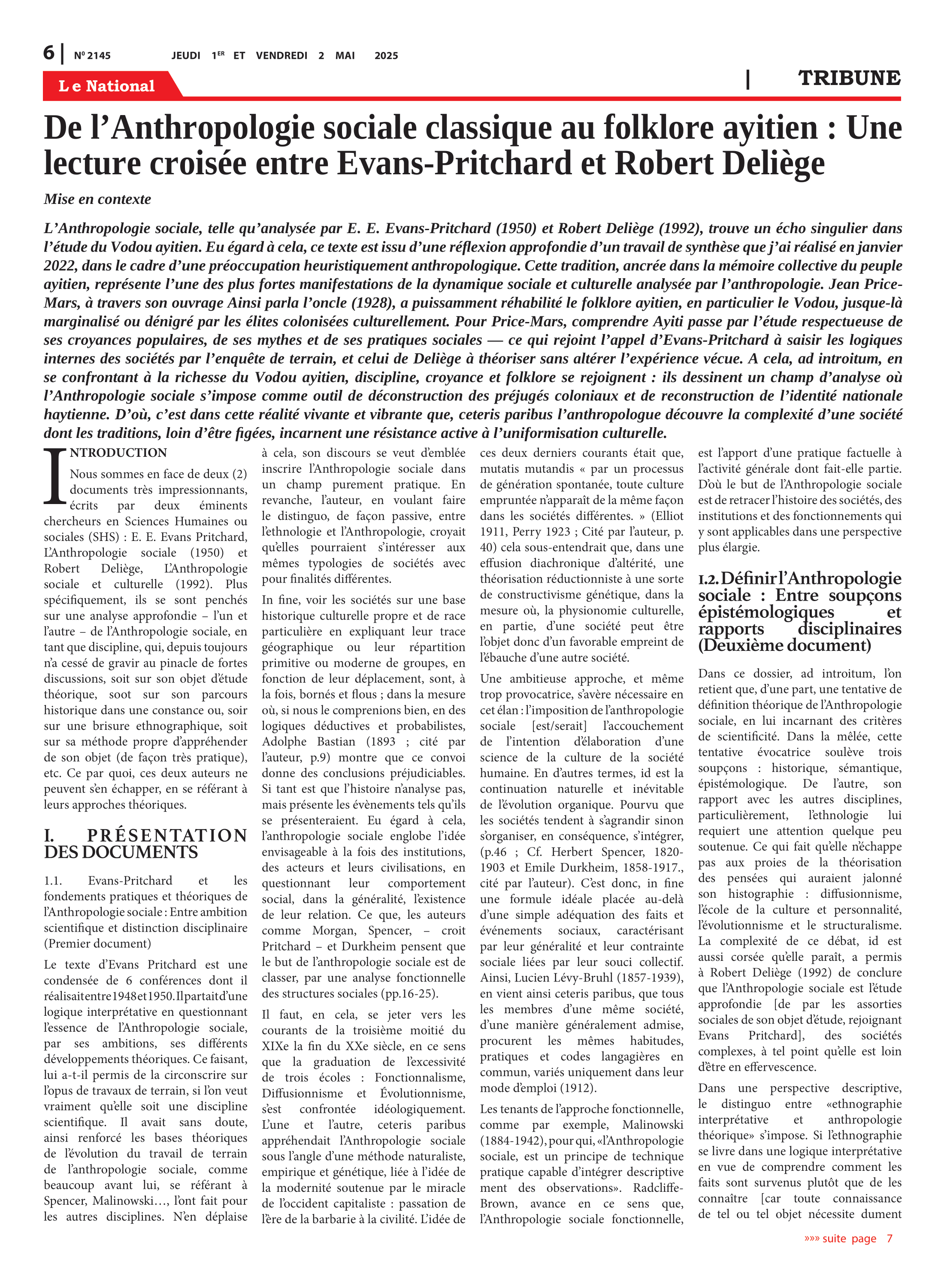 Page 6 de l'édition 2145
