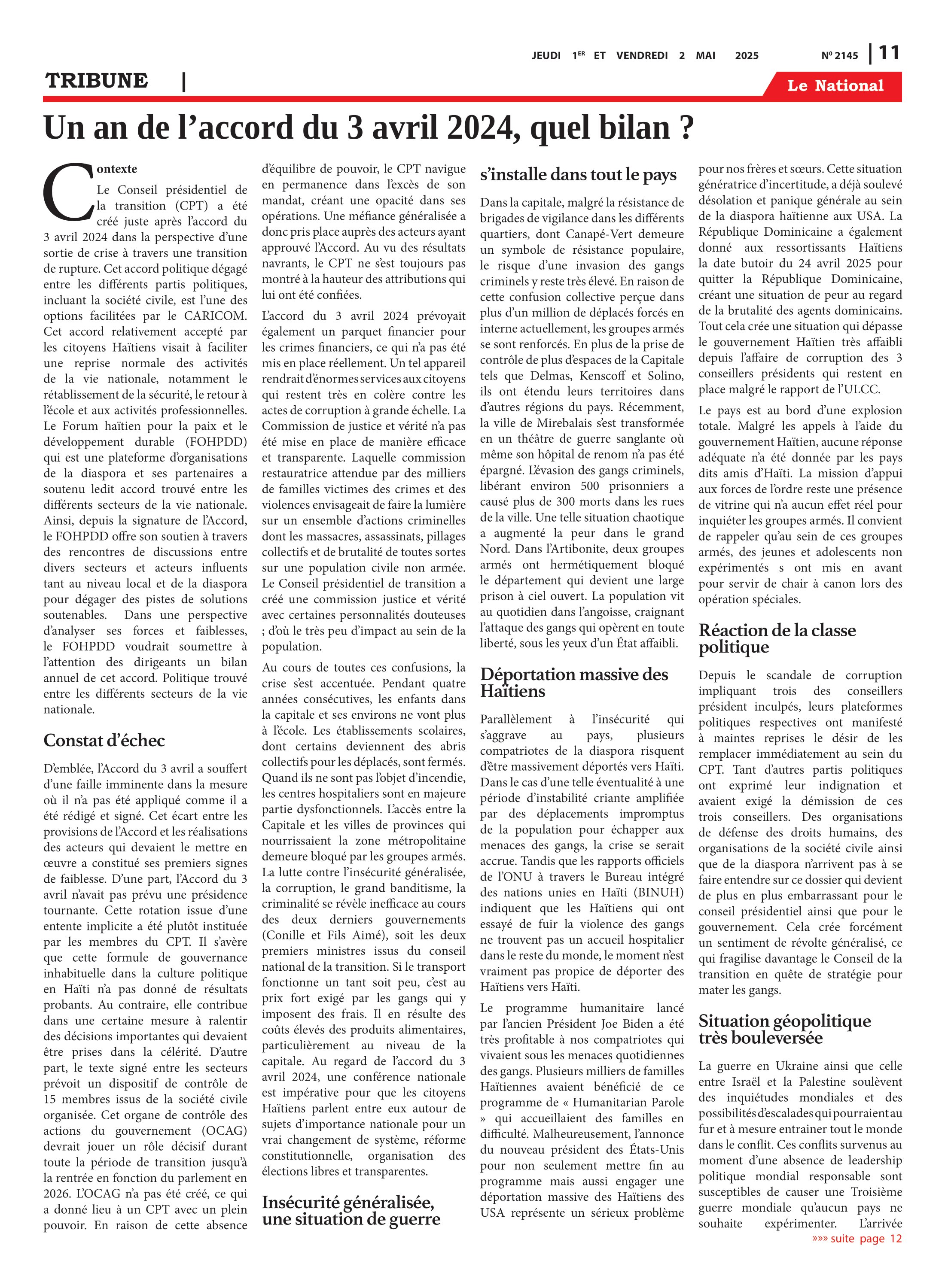 Page 11 de l'édition 2145