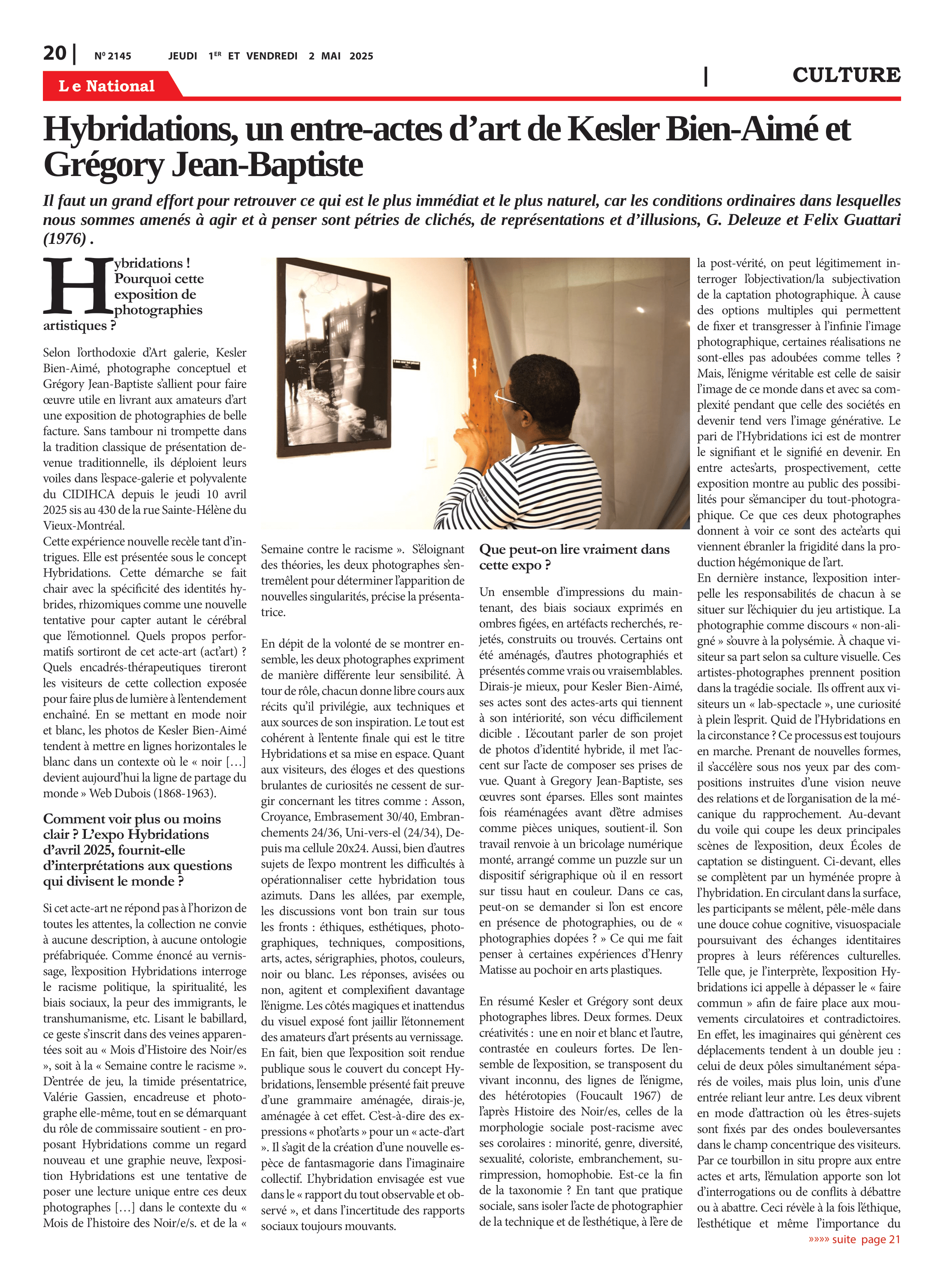 Page 20 de l'édition 2145
