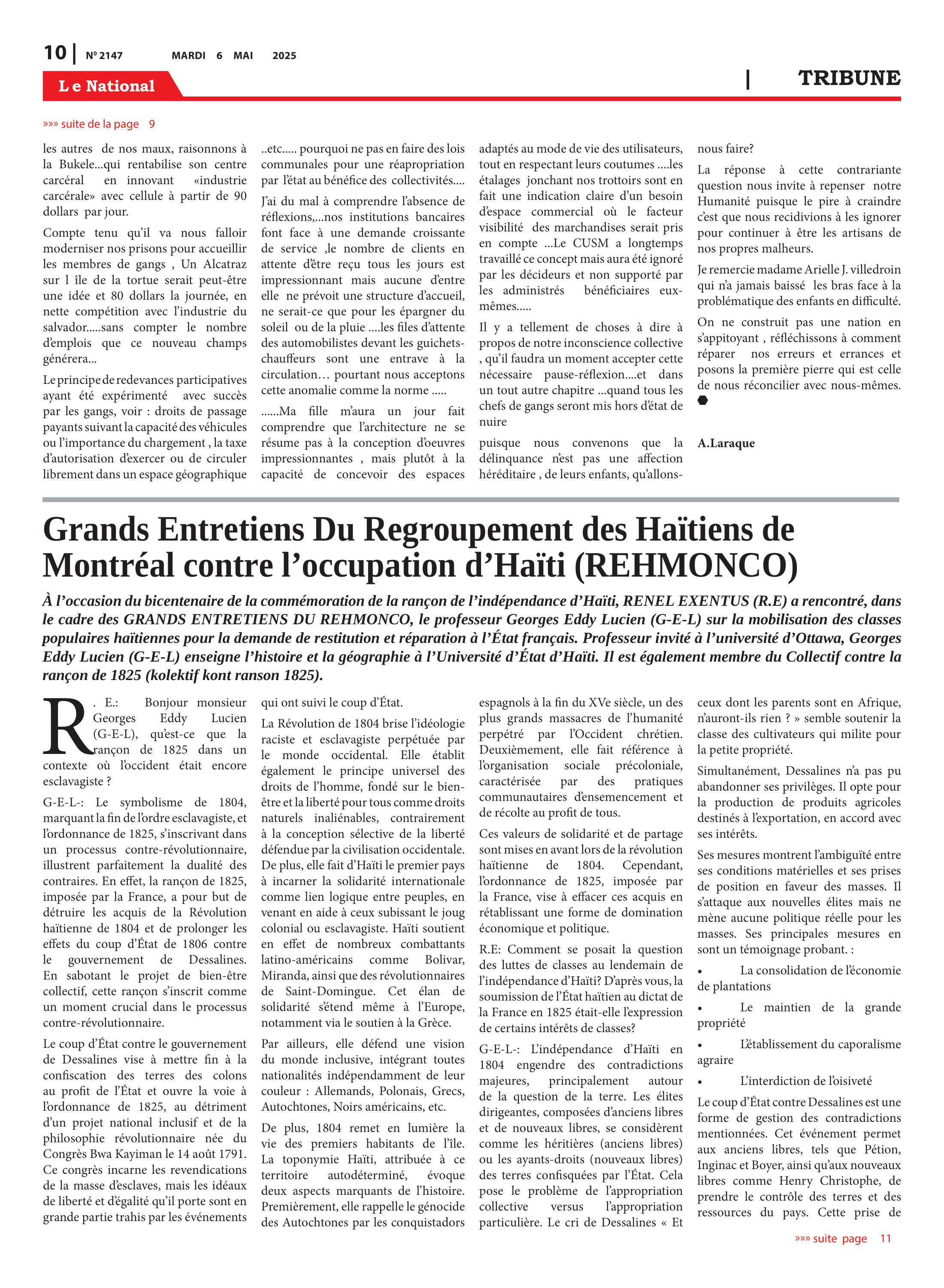 Page 10 de l'édition 2147