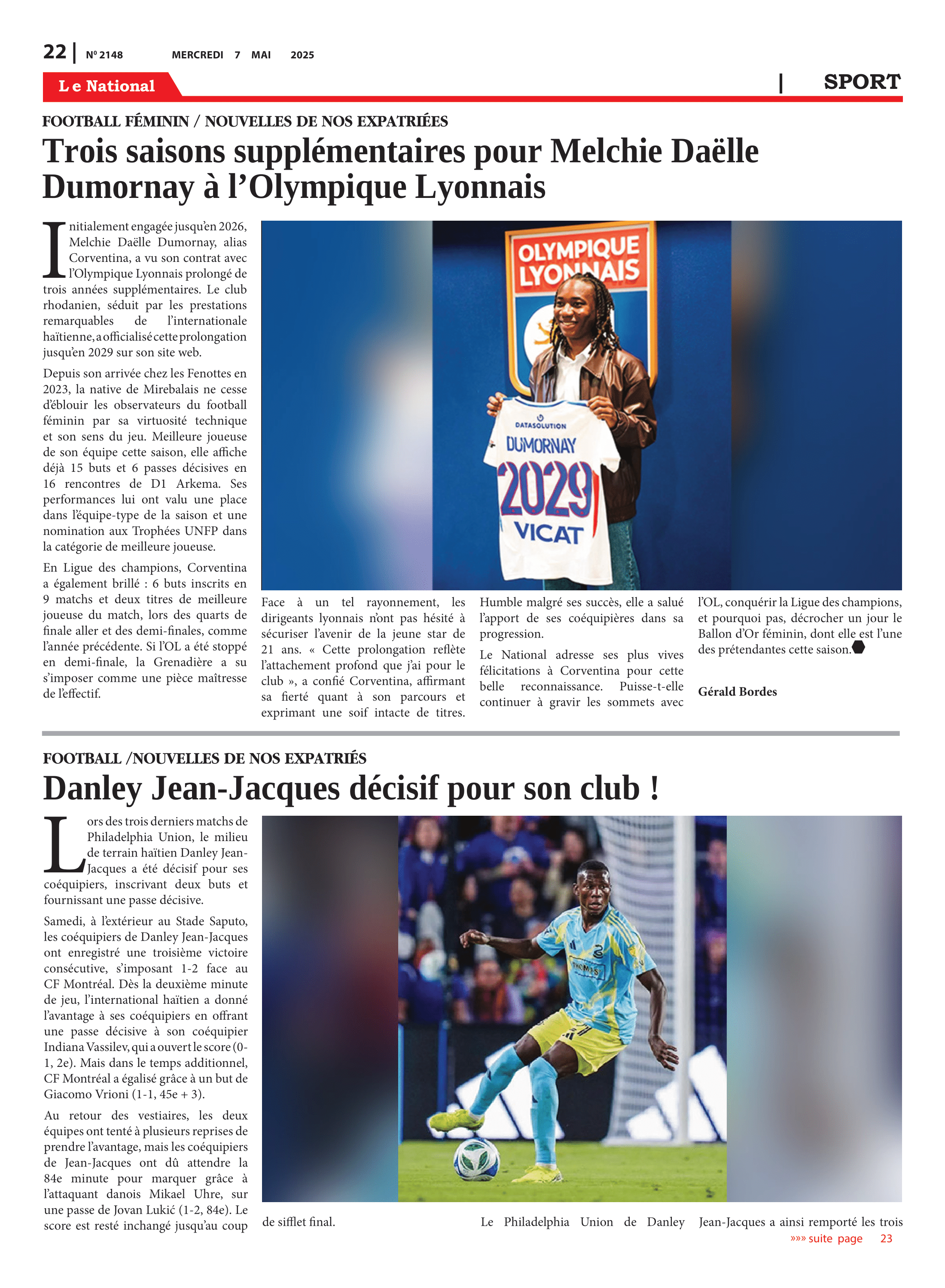 Page 22 de l'édition 2148