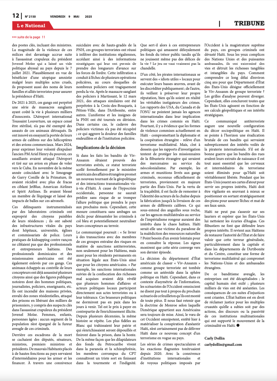 Page 12 de l'édition 2150