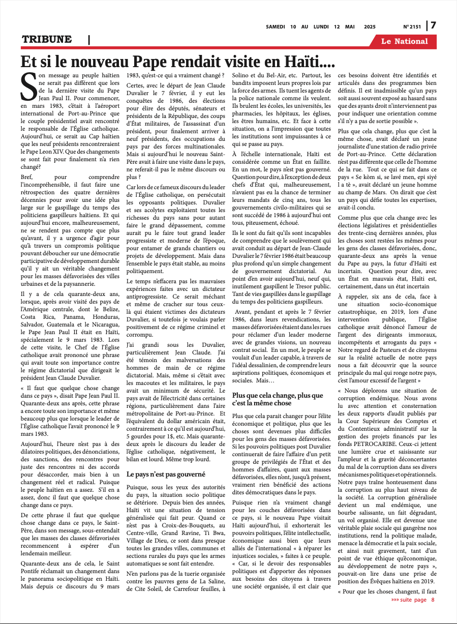 Page 7 de l'édition 2151
