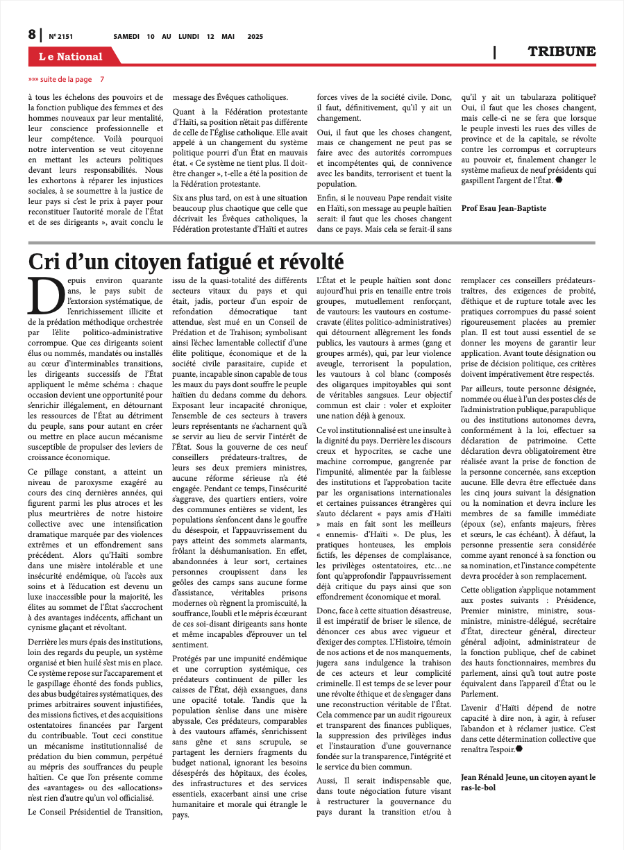 Page 8 de l'édition 2151