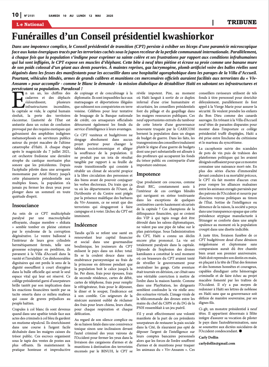 Page 10 de l'édition 2151