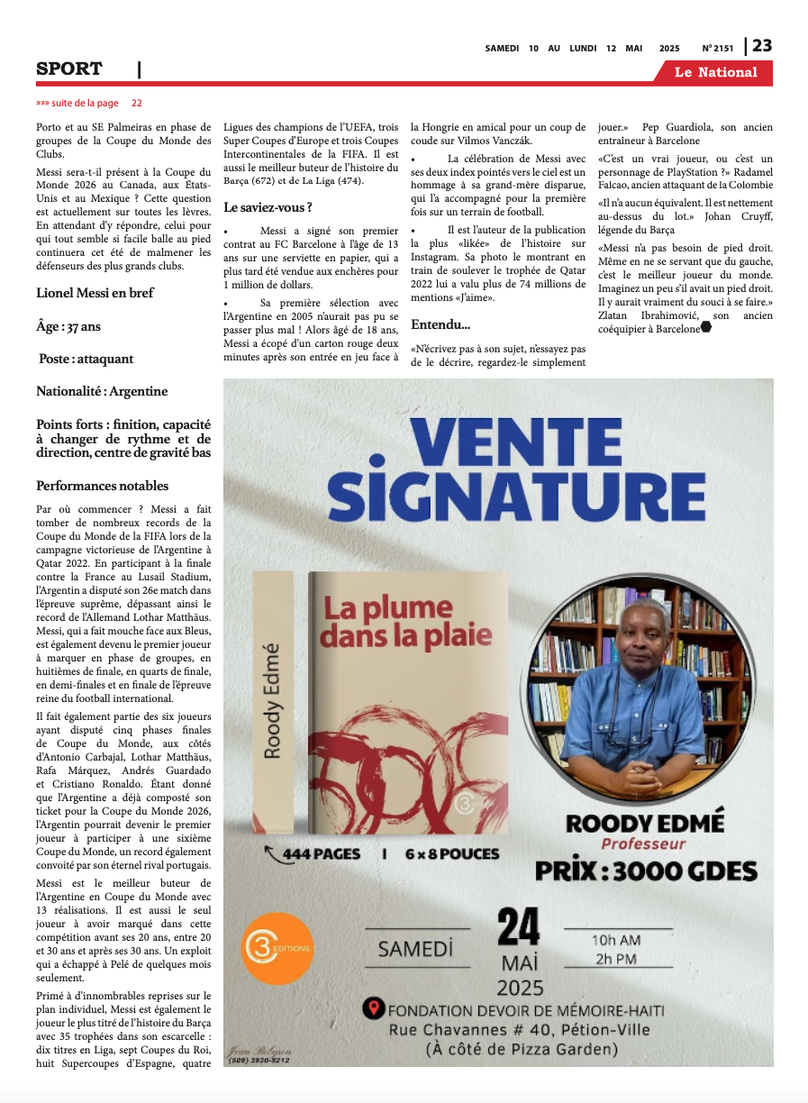 Page 23 de l'édition 2151