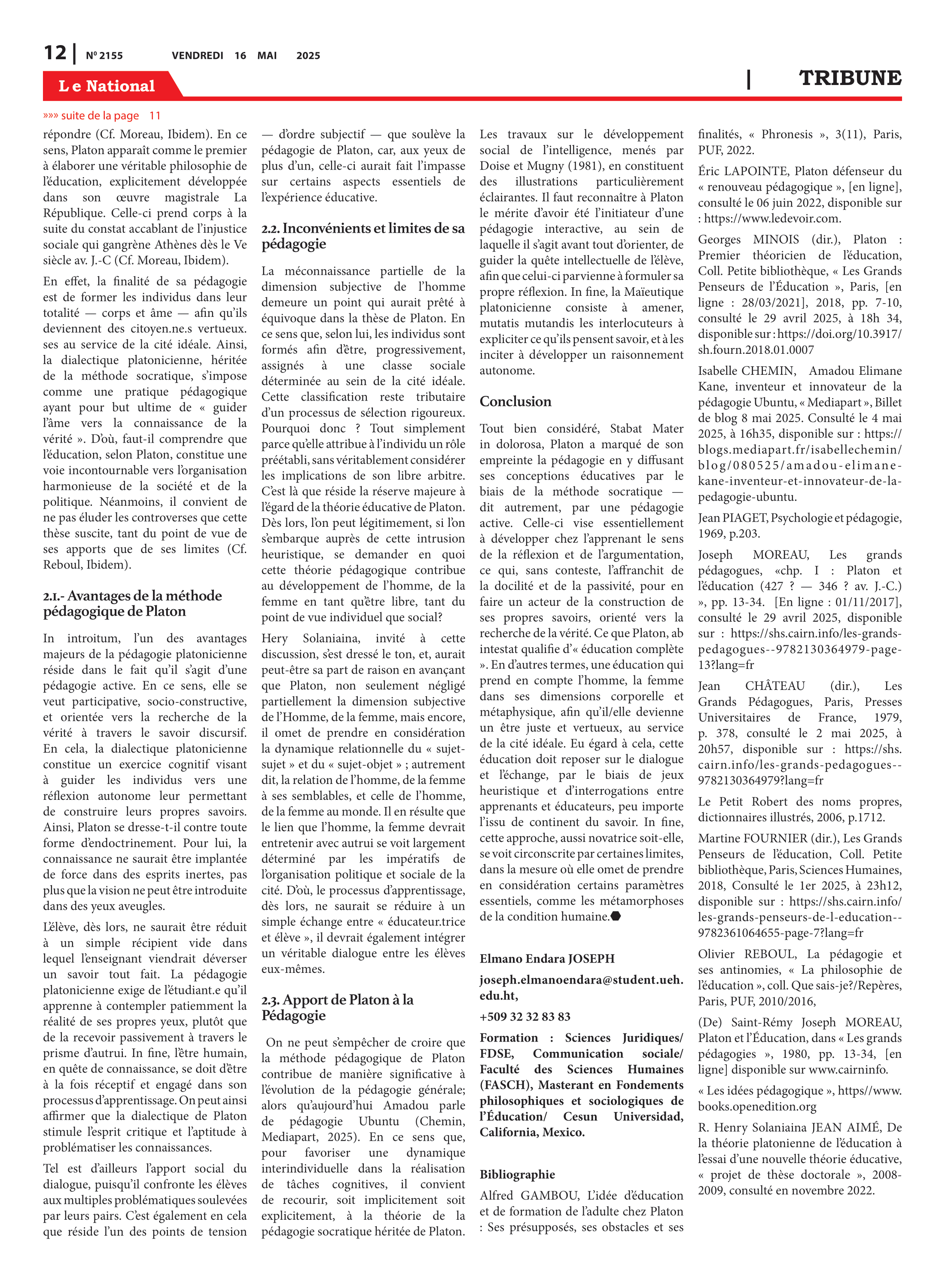 Page 12 de l'édition 2155