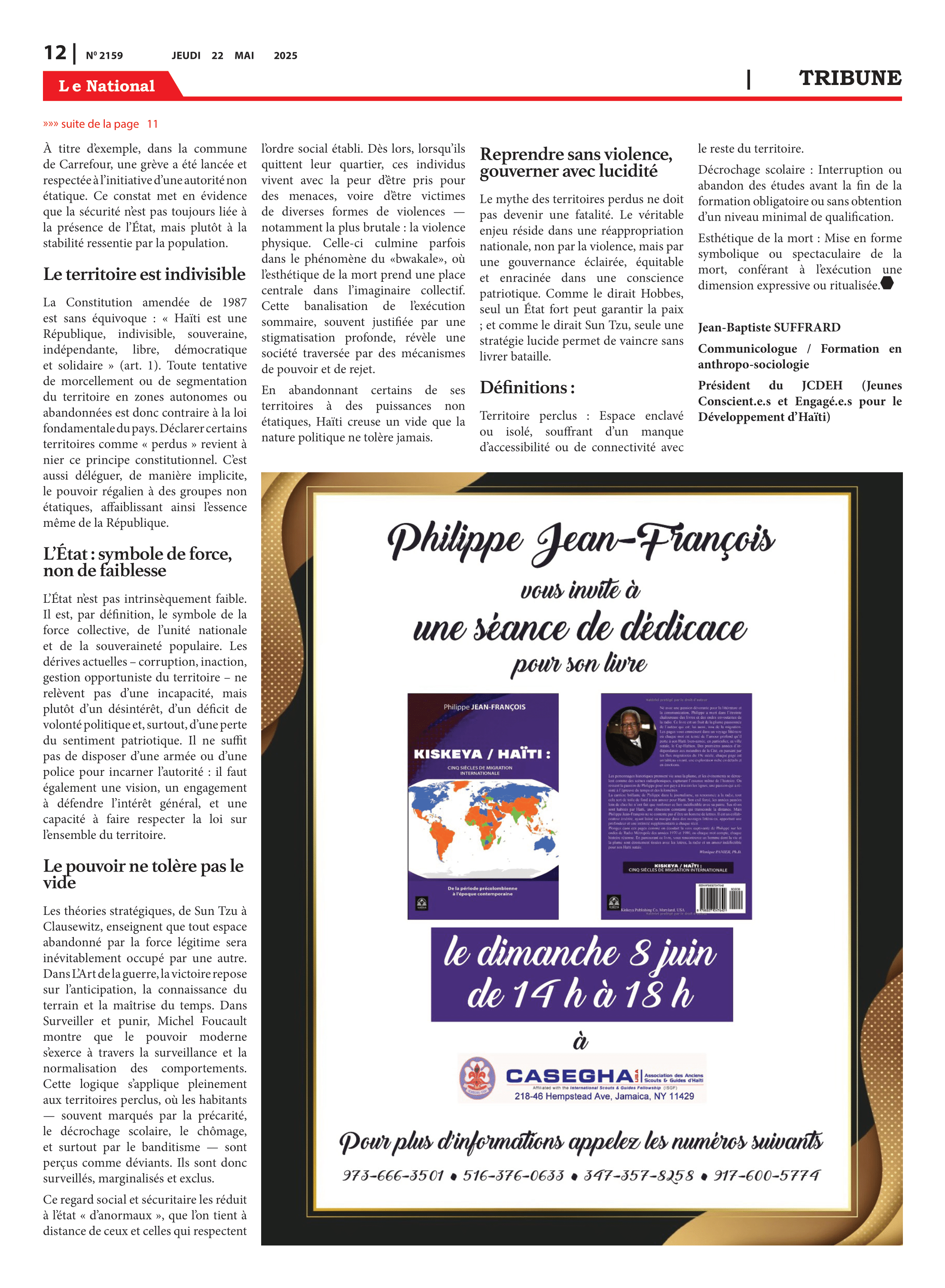 Page 12 de l'édition 2159
