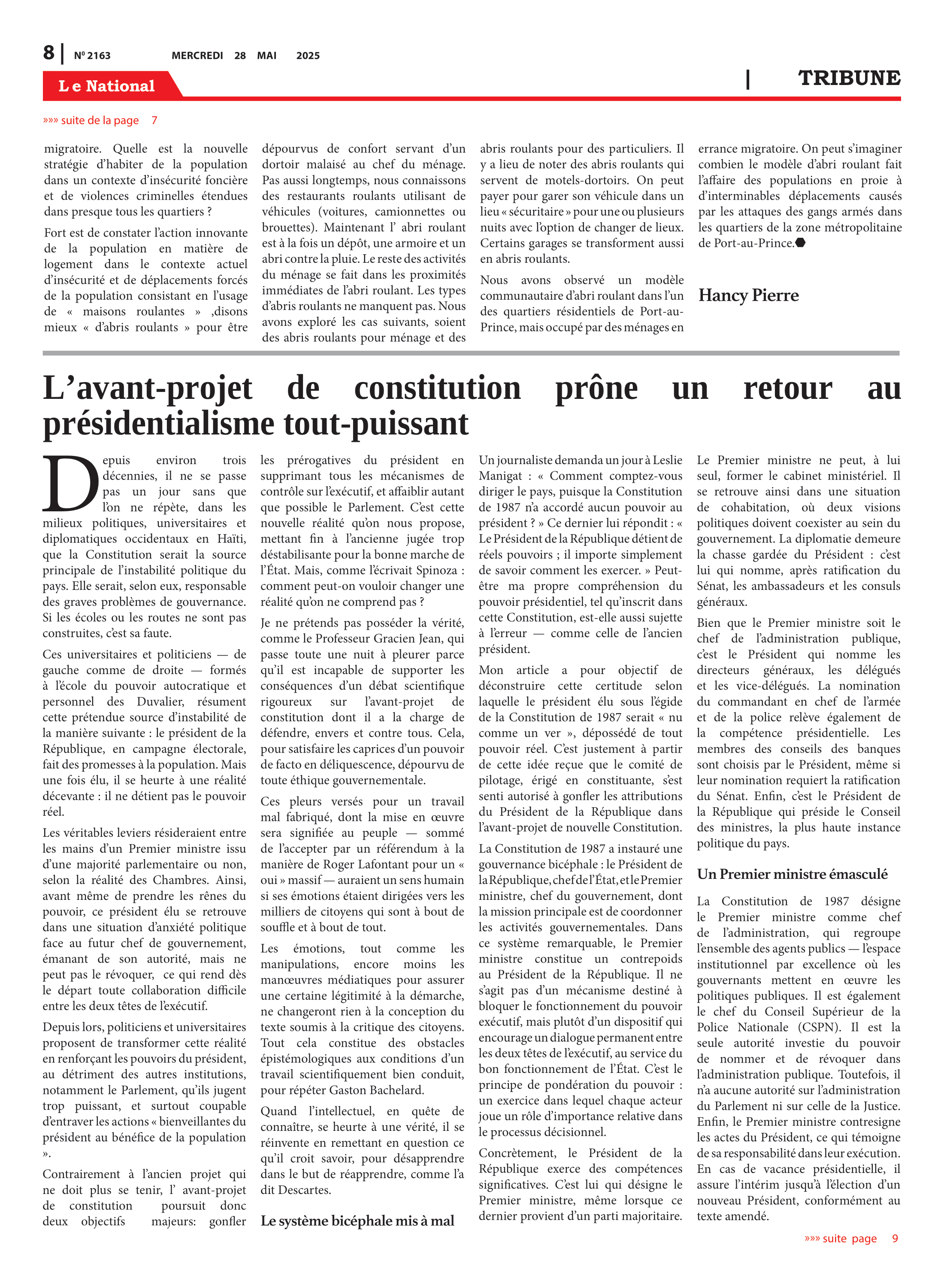 Page 8 de l'édition 2163