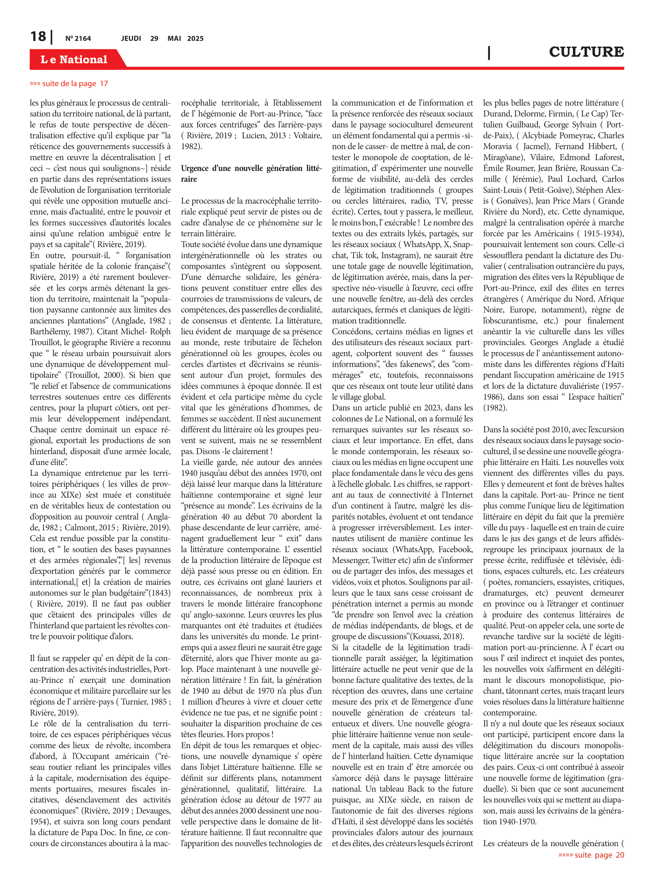 Page 18 de l'édition 2164
