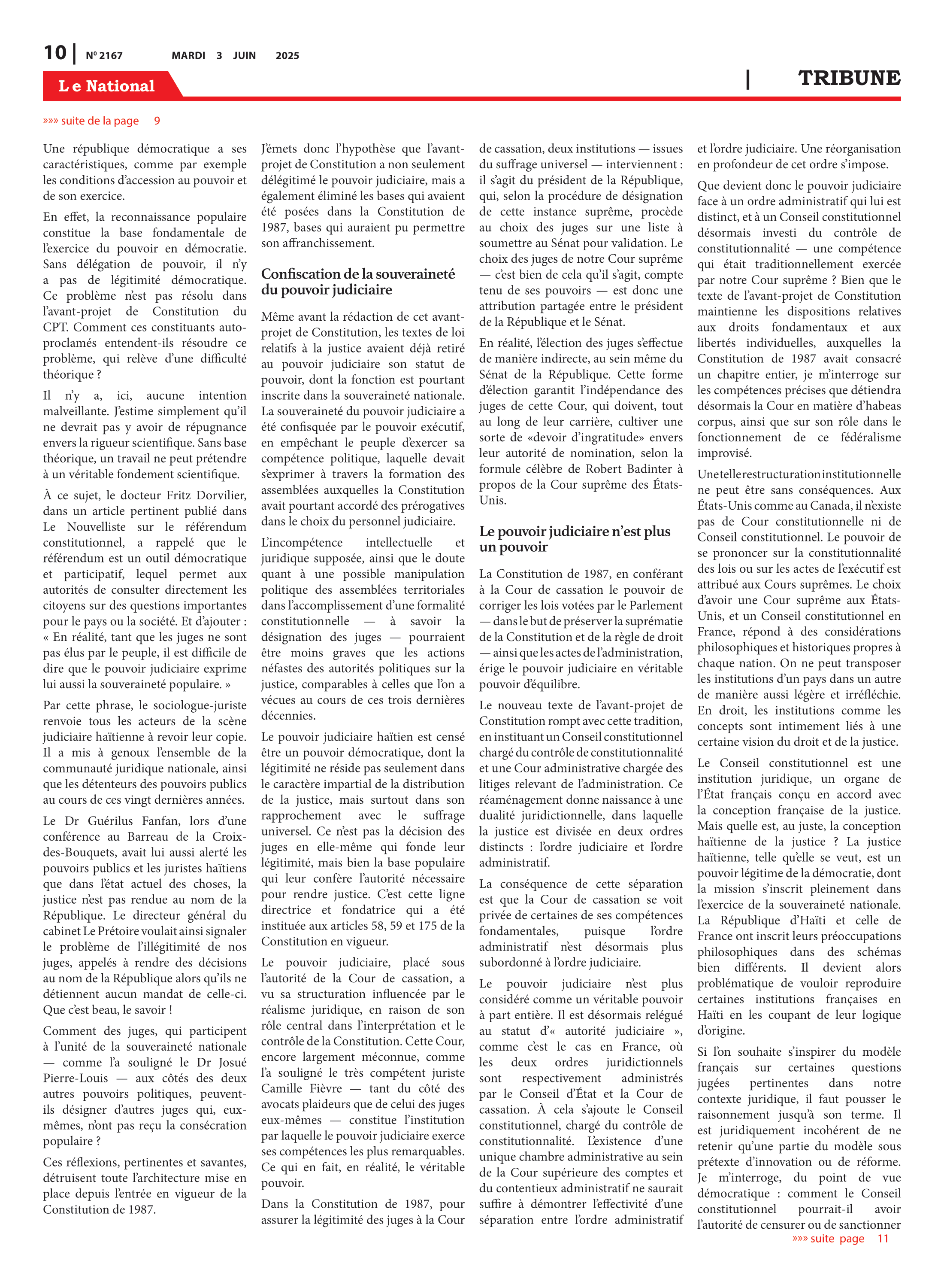 Page 10 de l'édition 2167