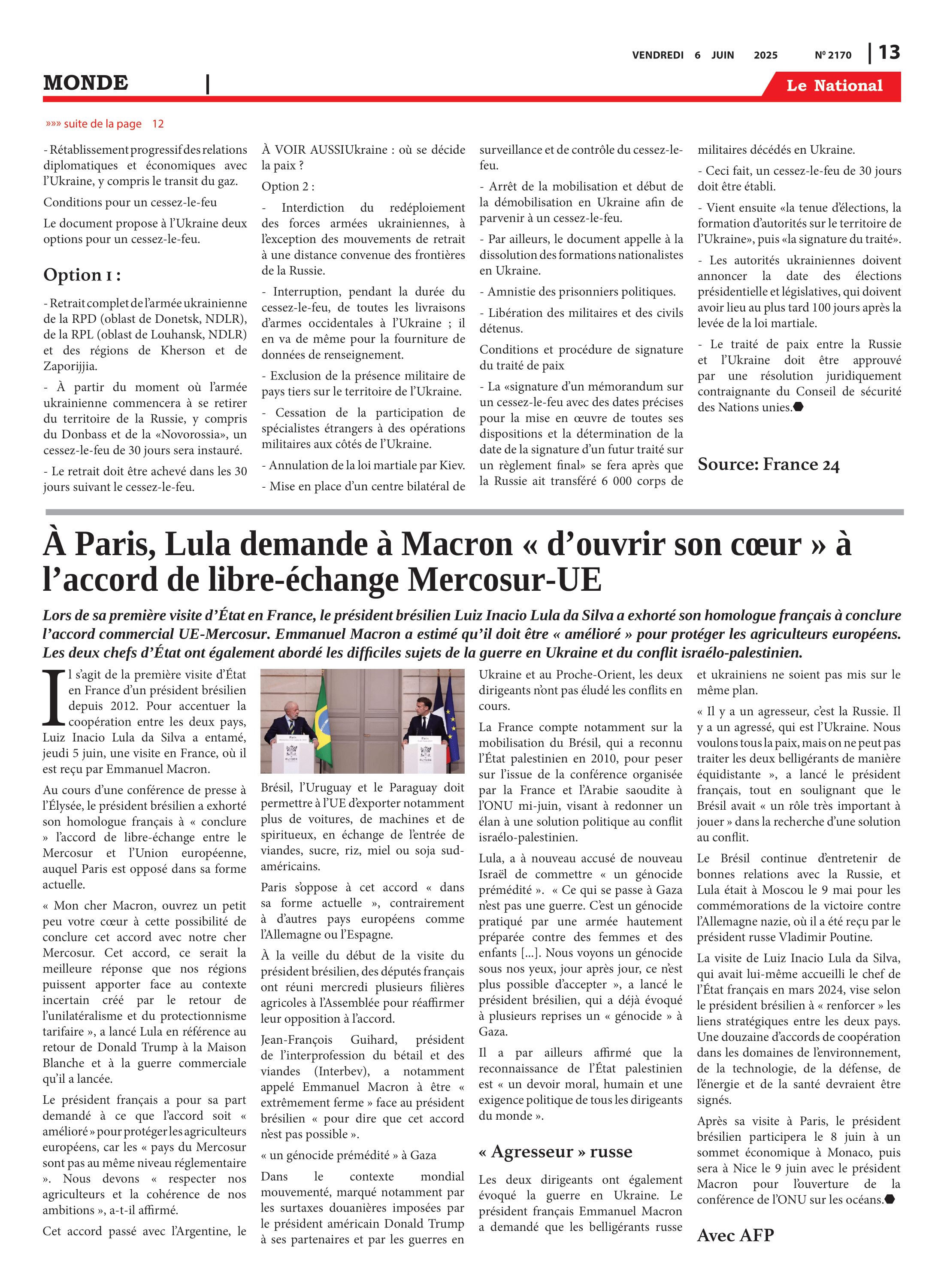 Page 13 de l'édition 2170