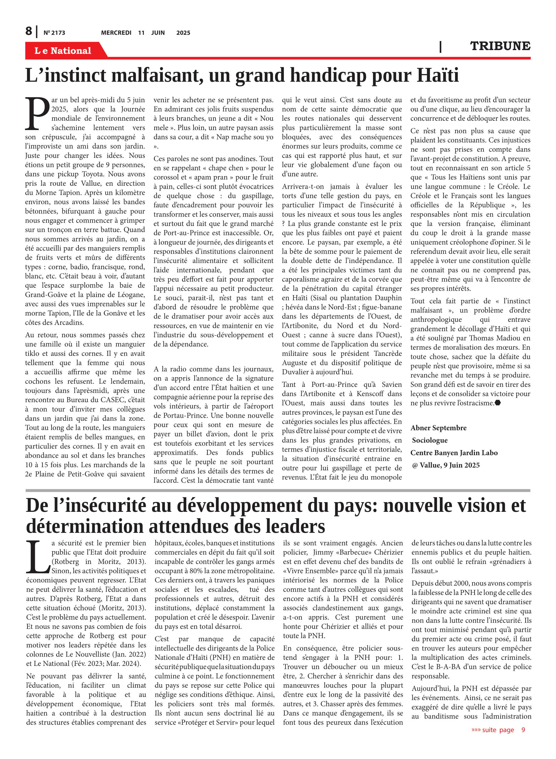 Page 8 de l'édition 2173