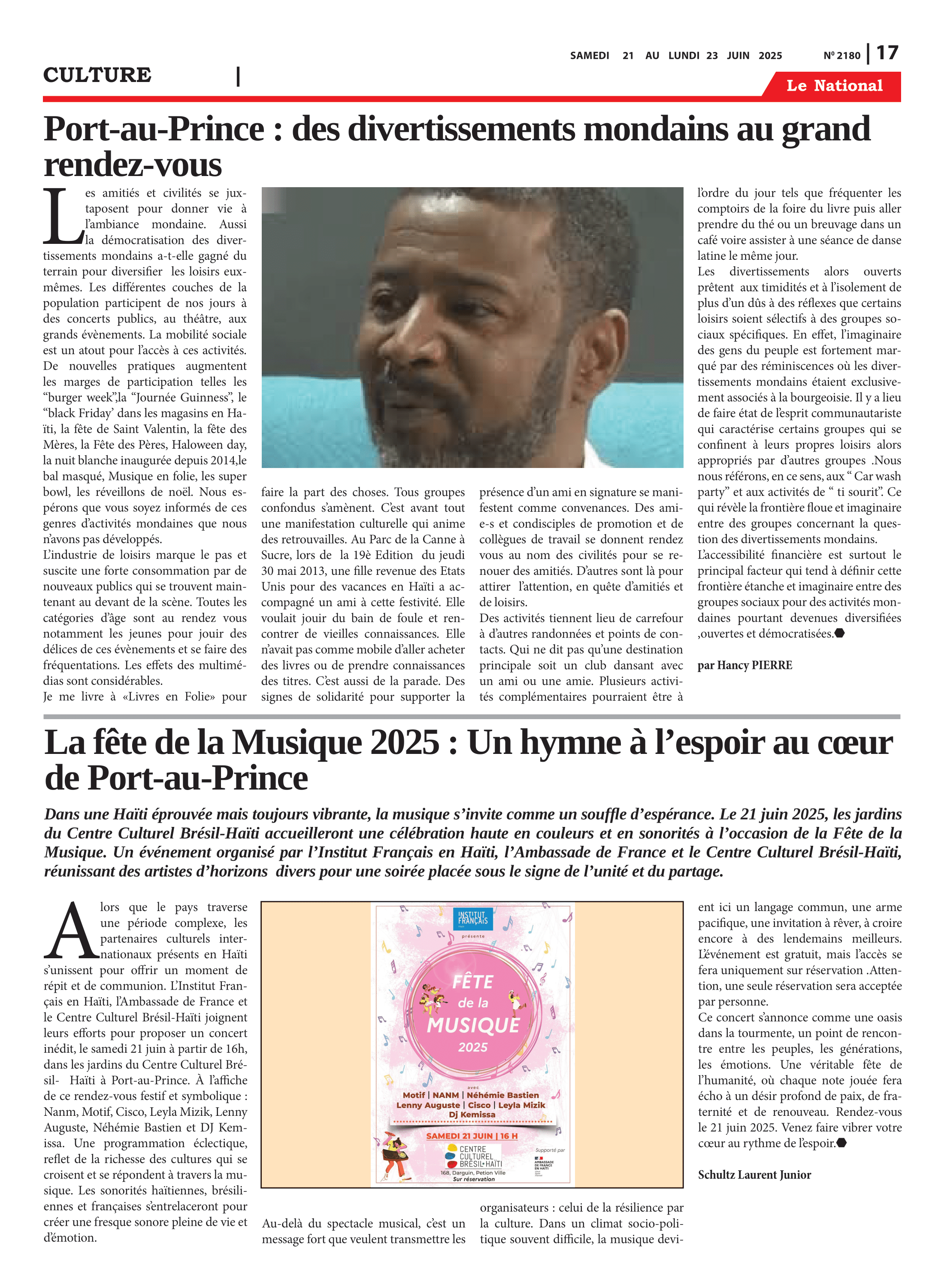 Page 17 de l'édition 2180
