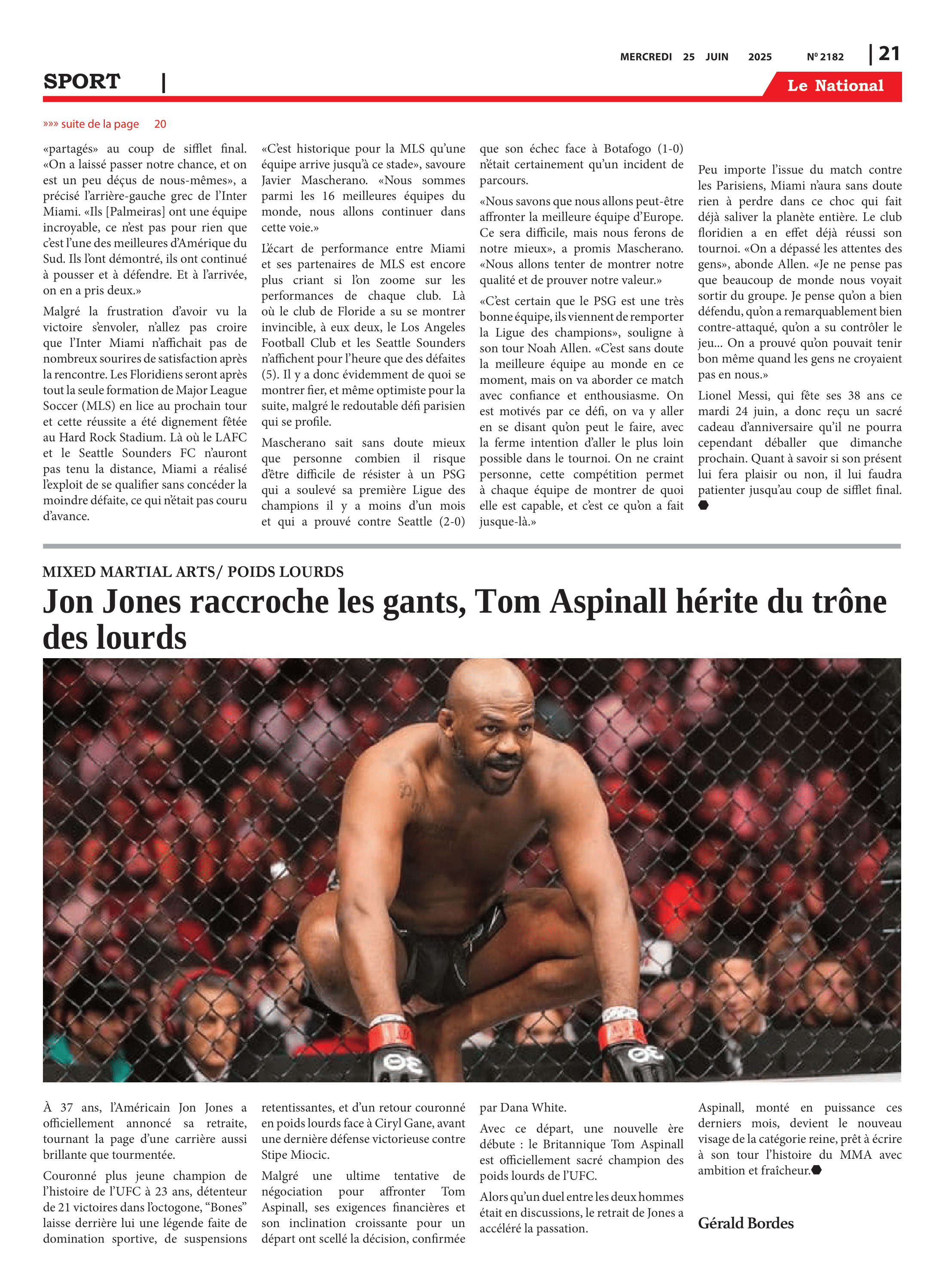 Page 21 de l'édition 2182
