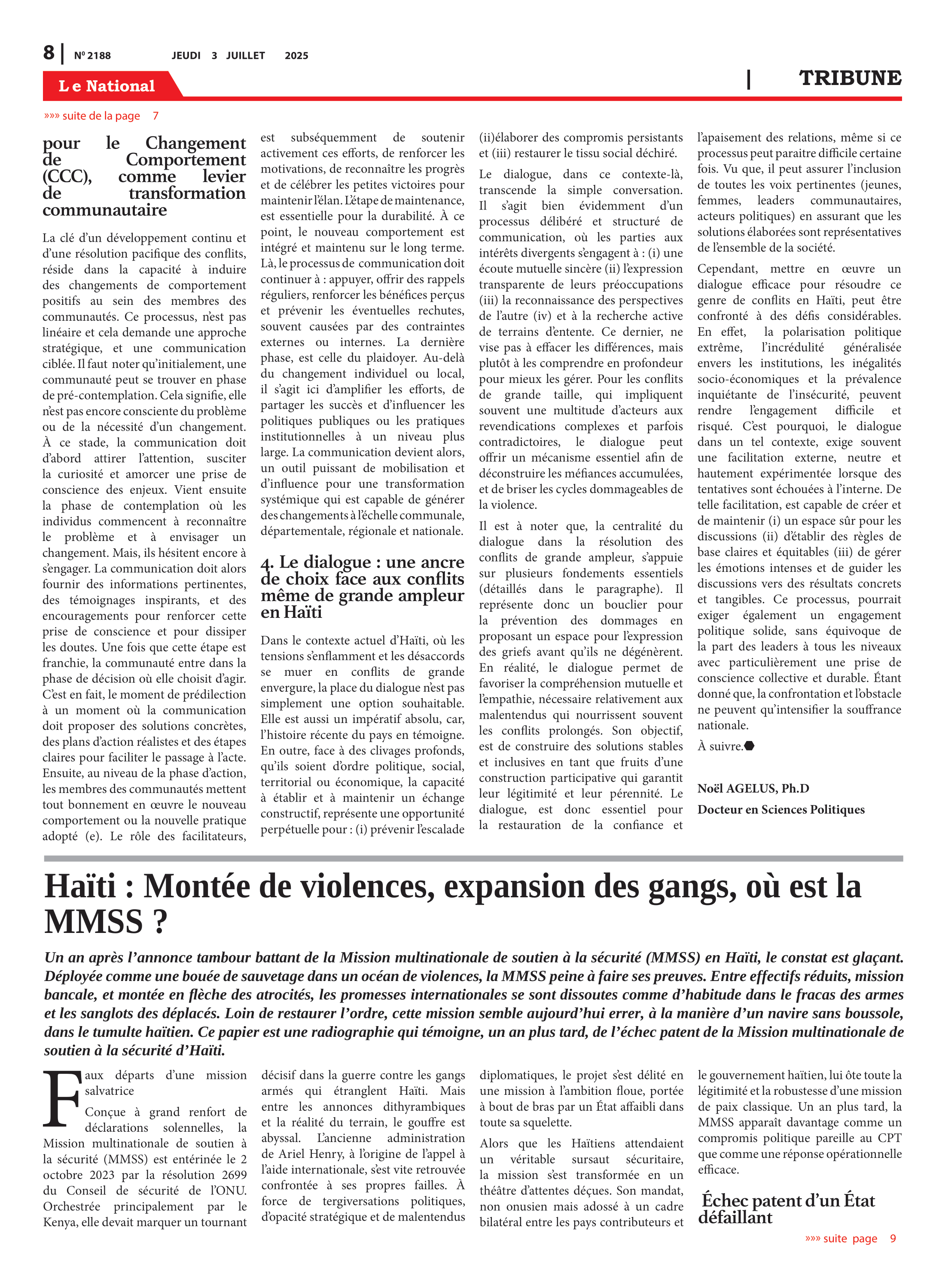 Page 8 de l'édition 2188