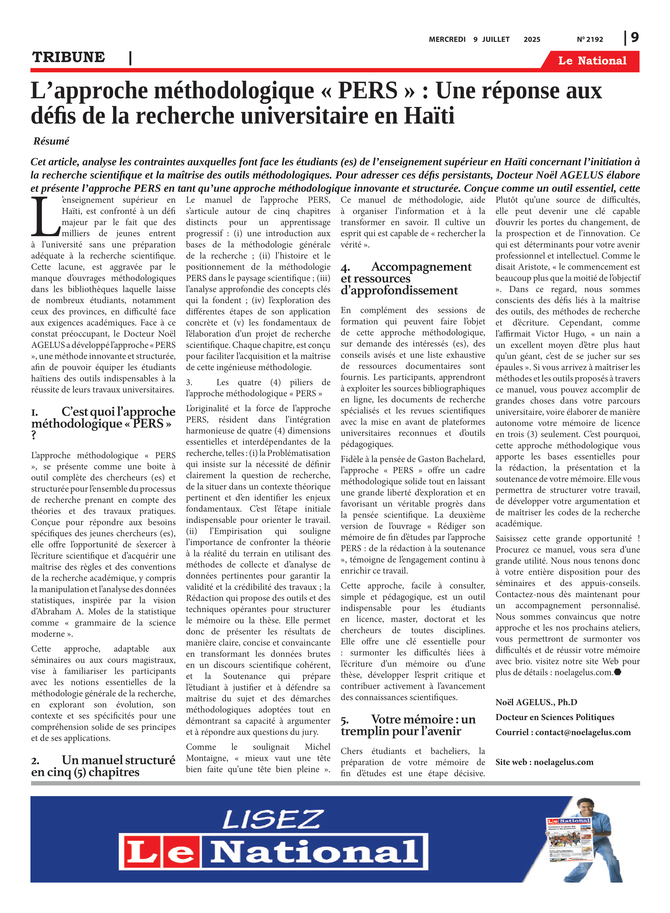 Page 9 de l'édition 2192