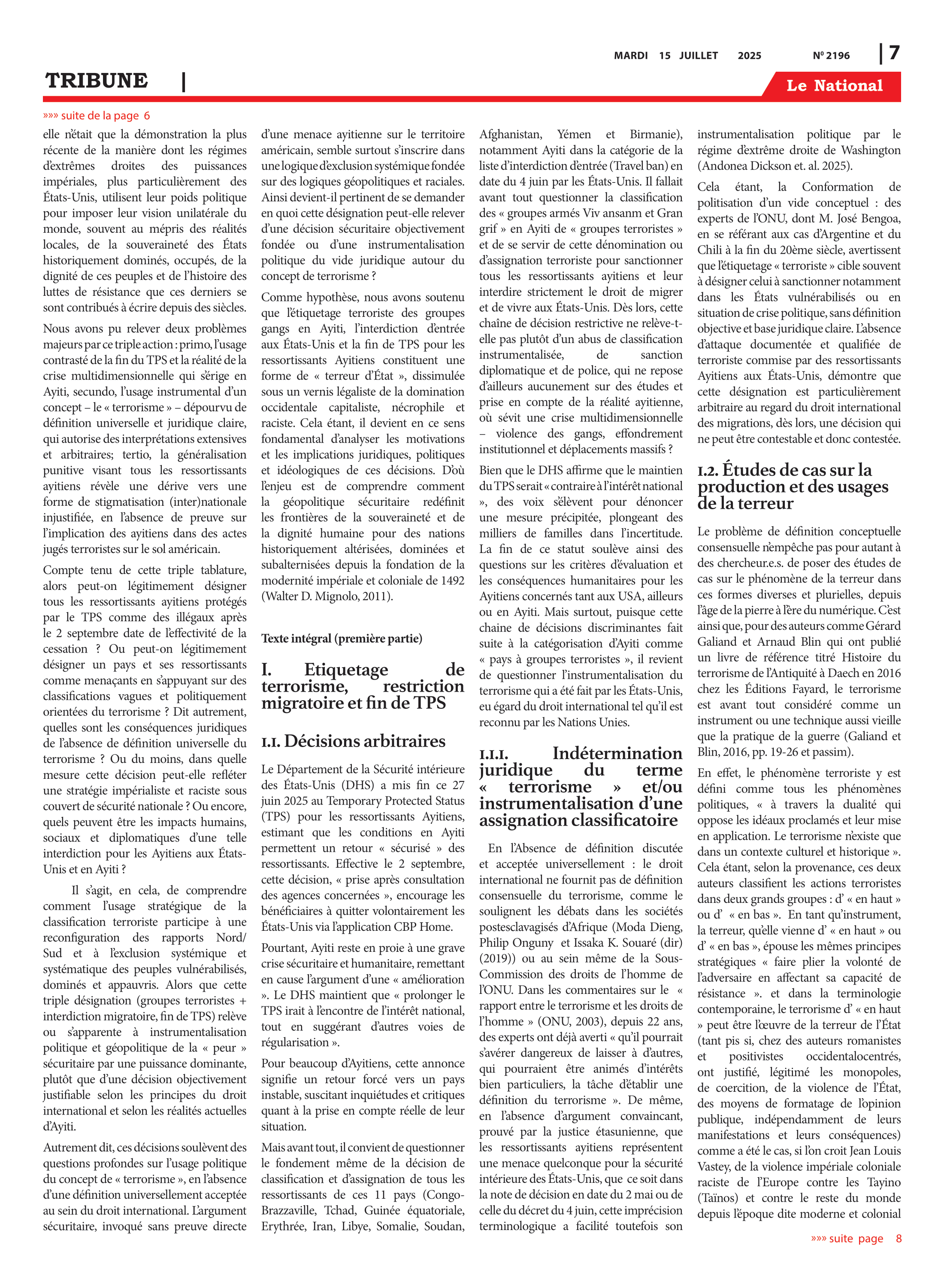 Page 7 de l'édition 2196