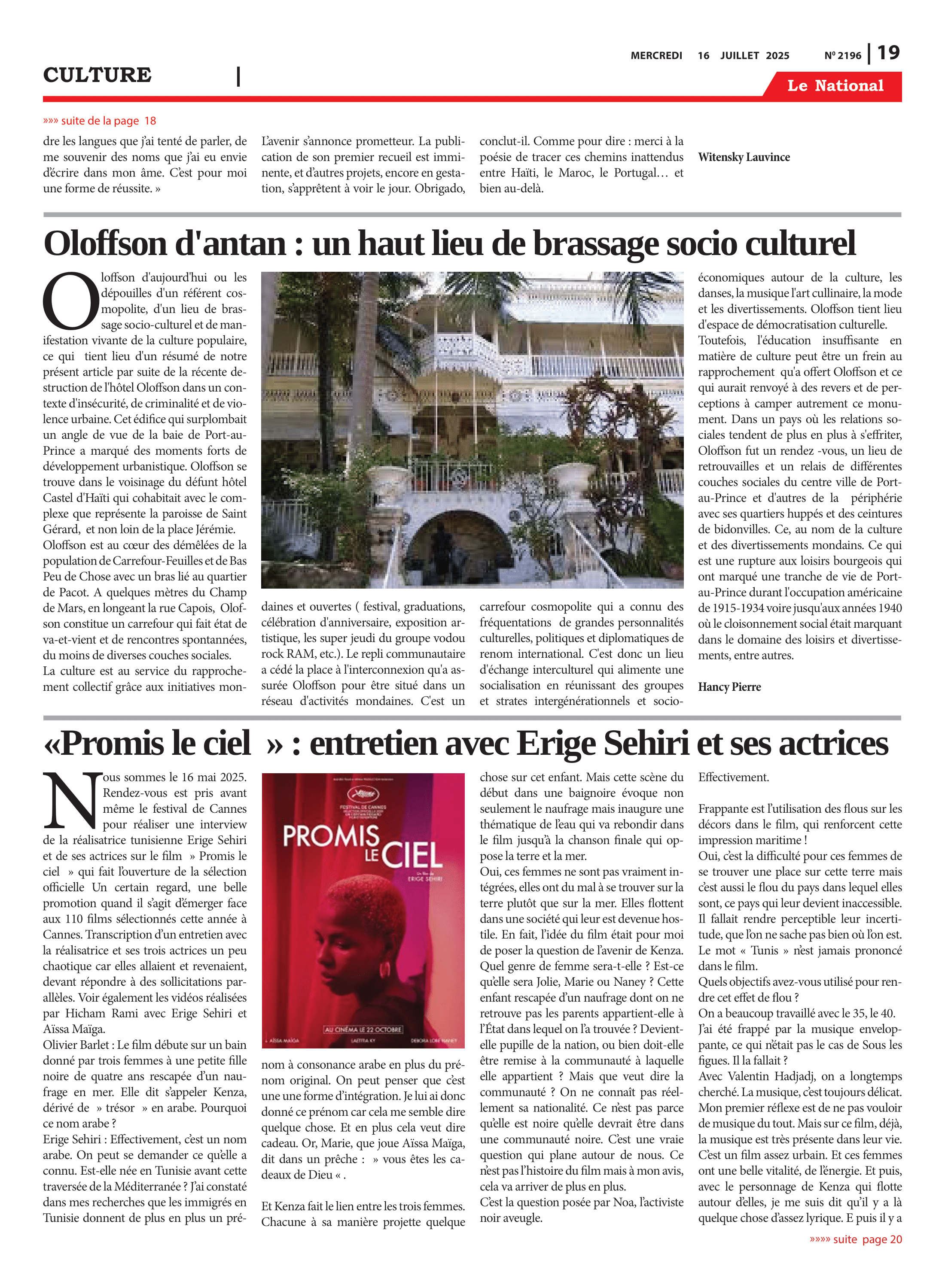 Page 19 de l'édition 2197