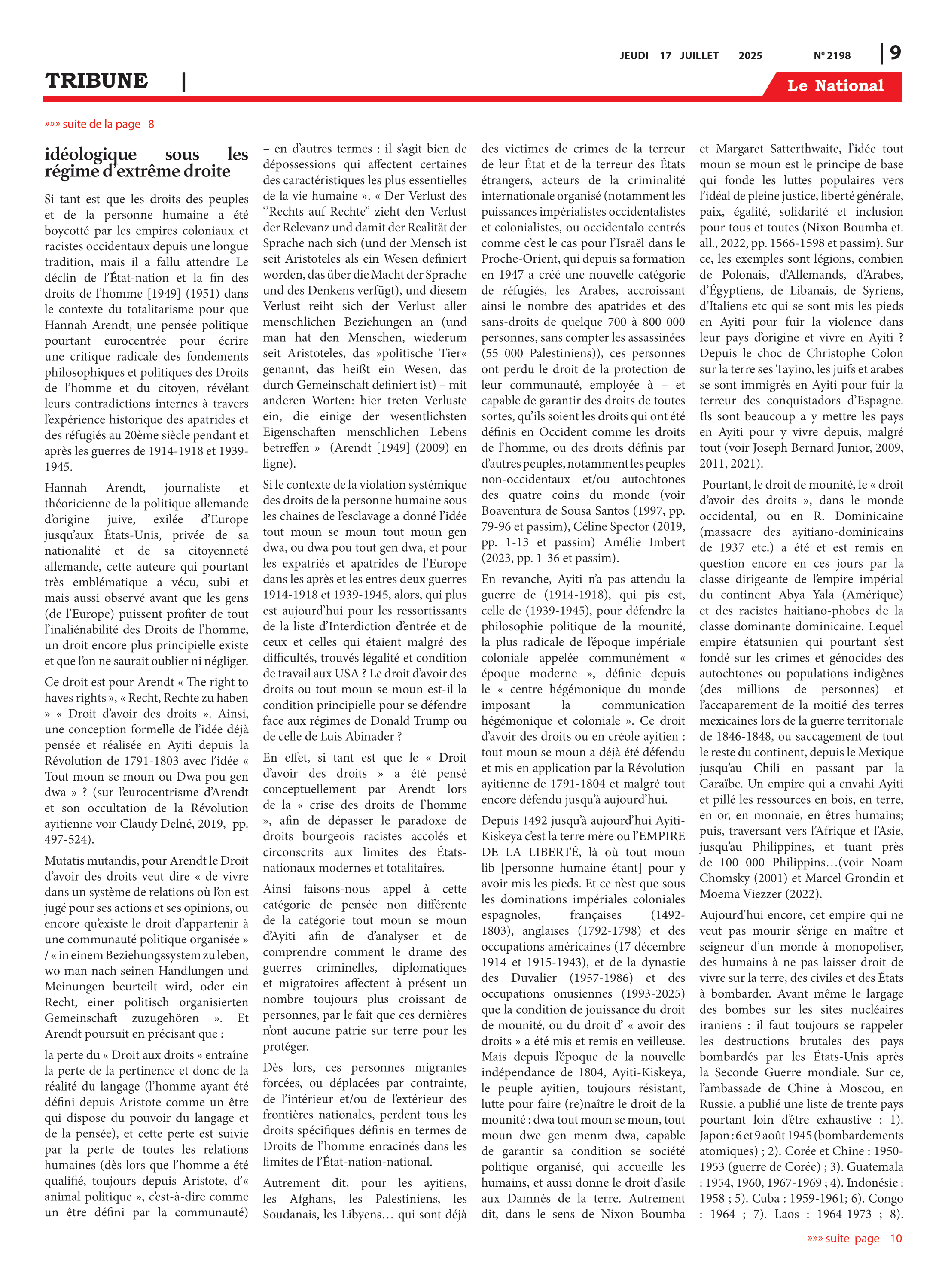 Page 9 de l'édition 2198