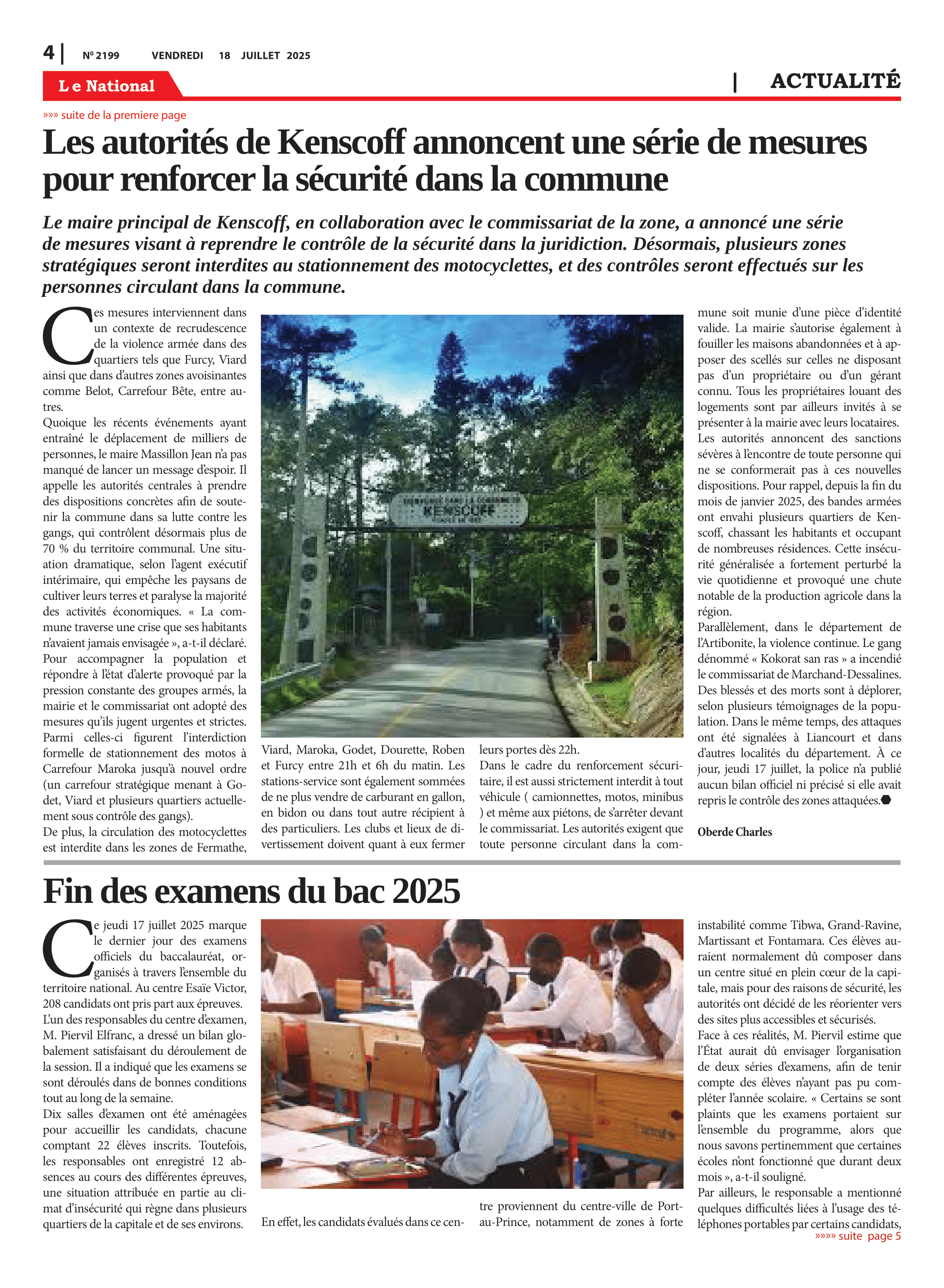Page 4 de l'édition 2199
