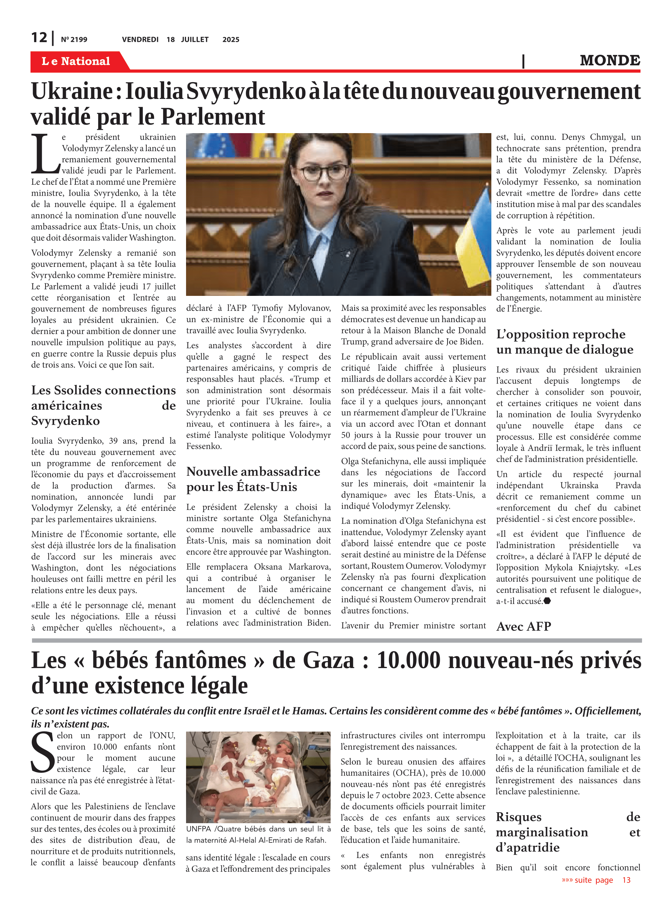 Page 12 de l'édition 2199