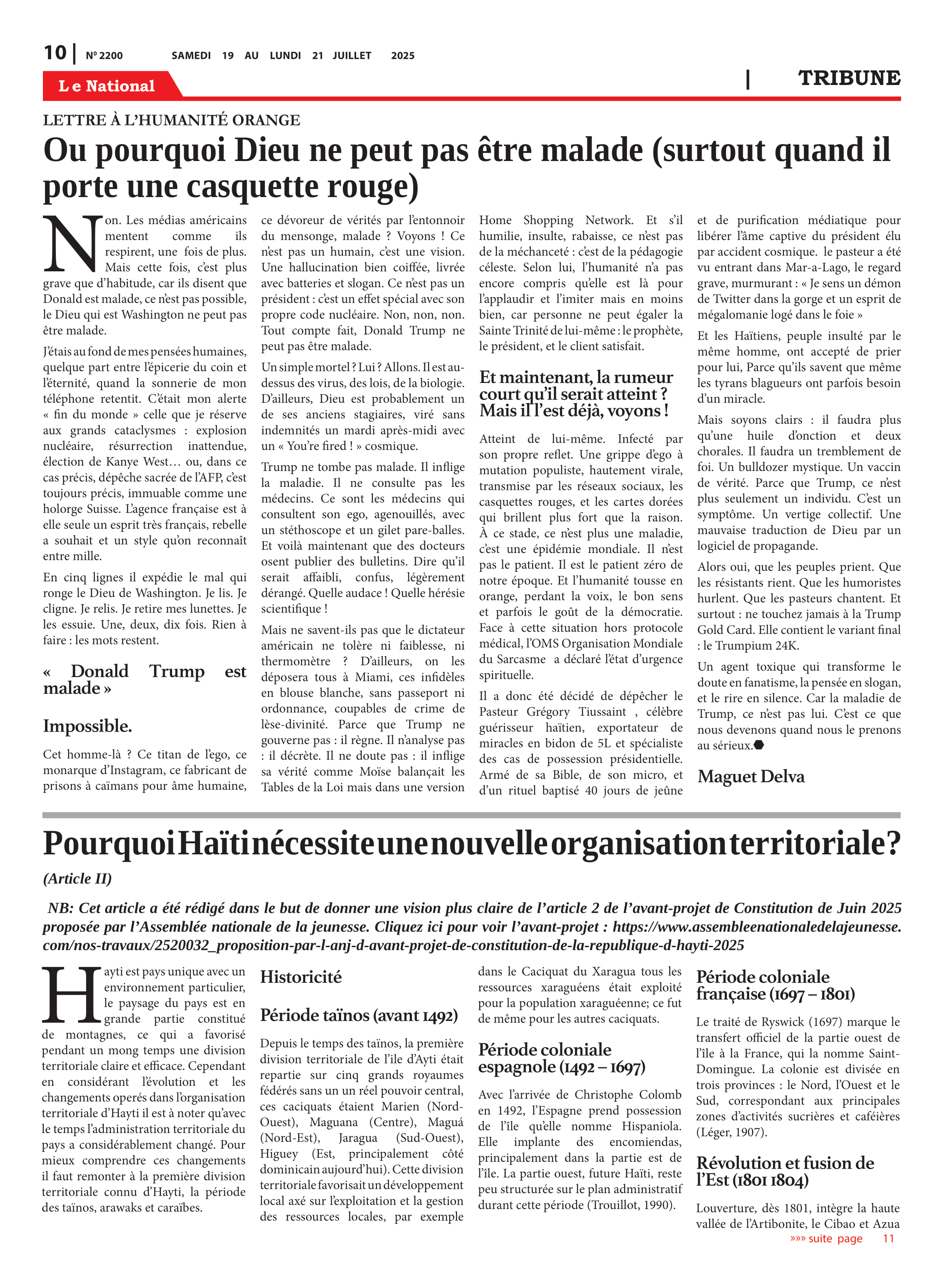 Page 10 de l'édition 2200