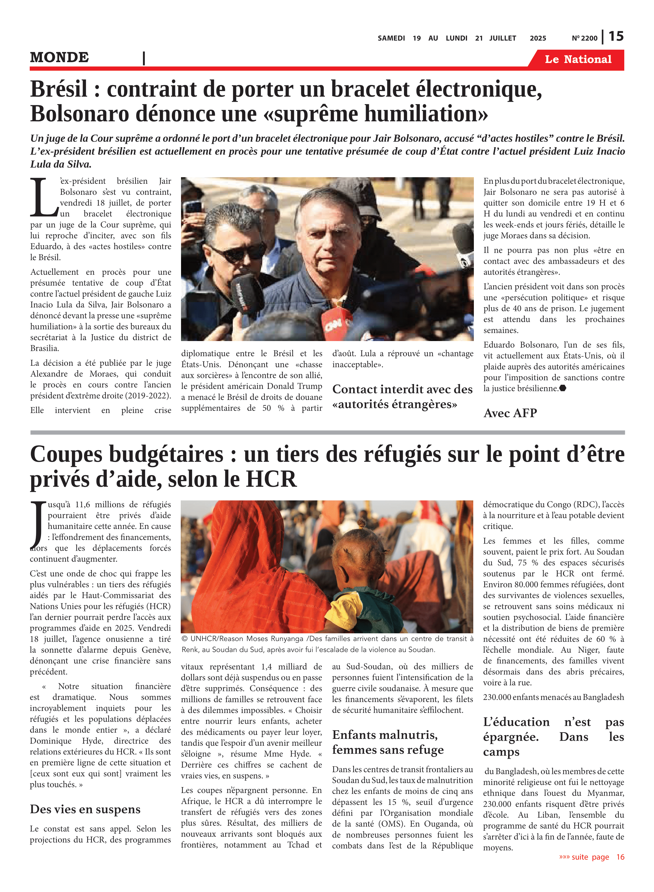 Page 15 de l'édition 2200
