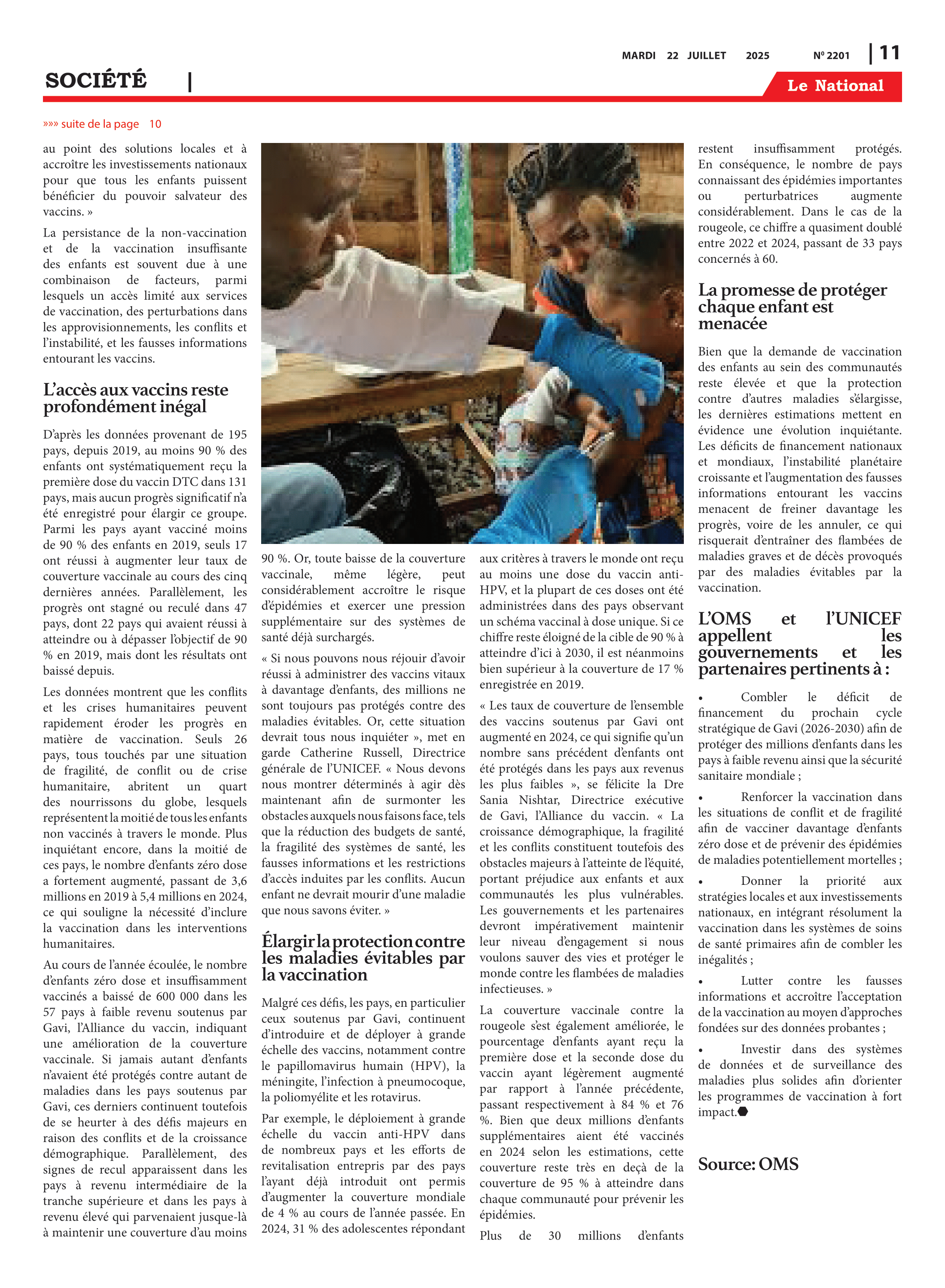 Page 11 de l'édition 2201