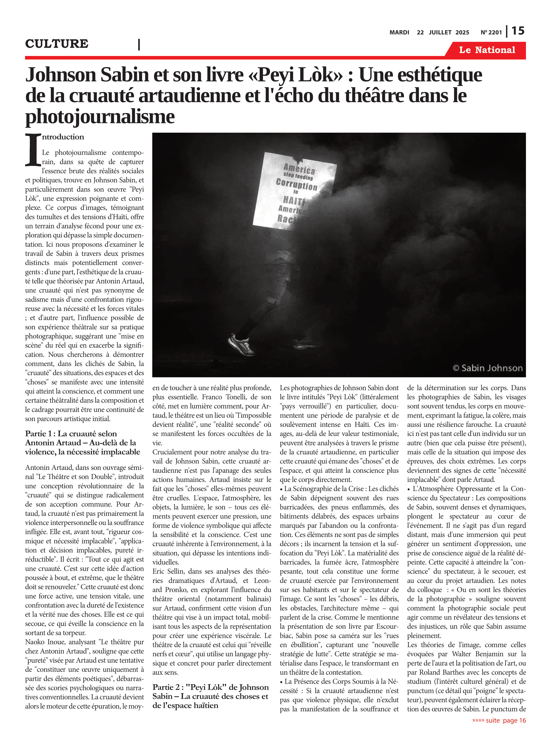 Page 15 de l'édition 2201