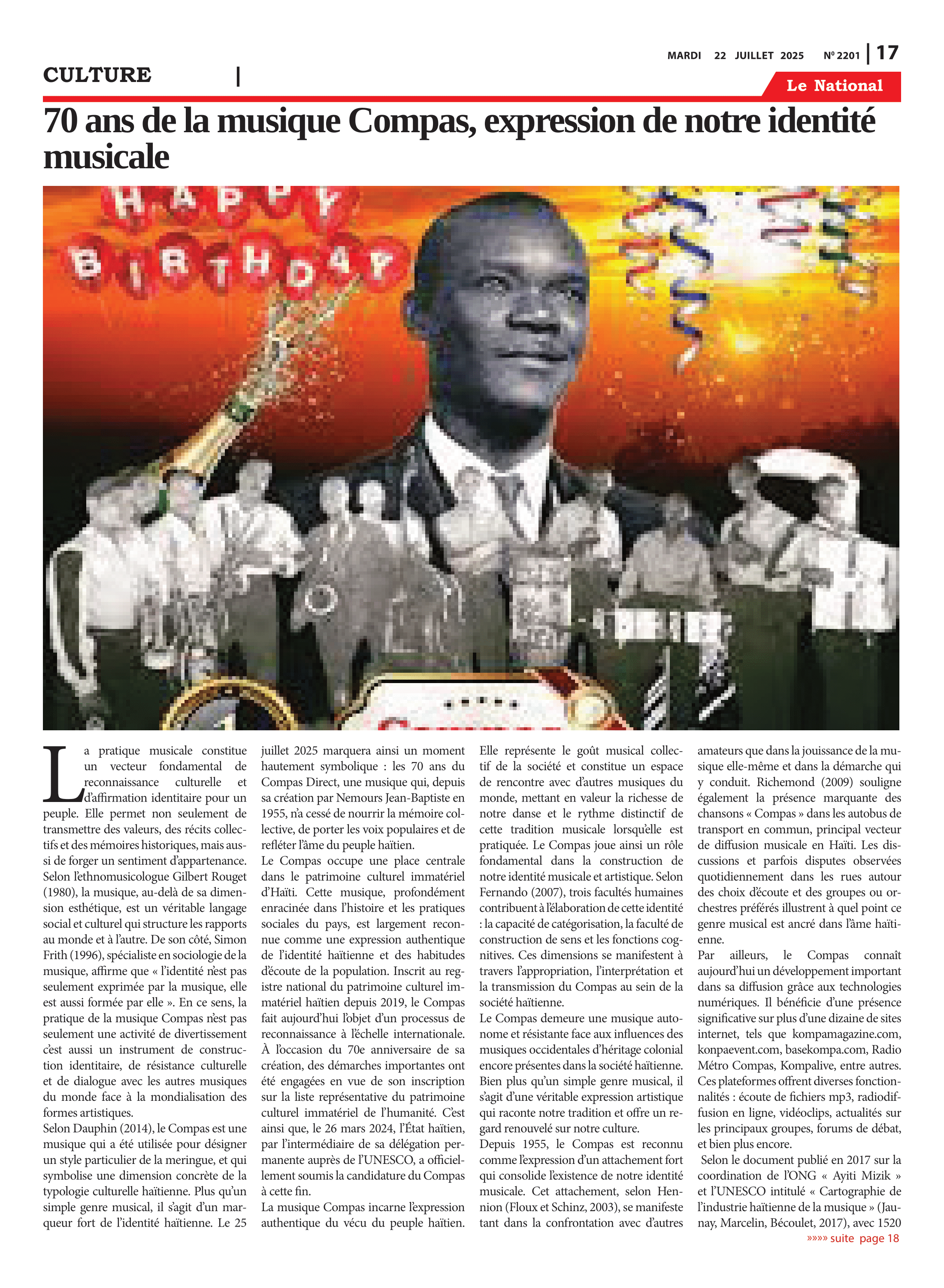 Page 17 de l'édition 2201