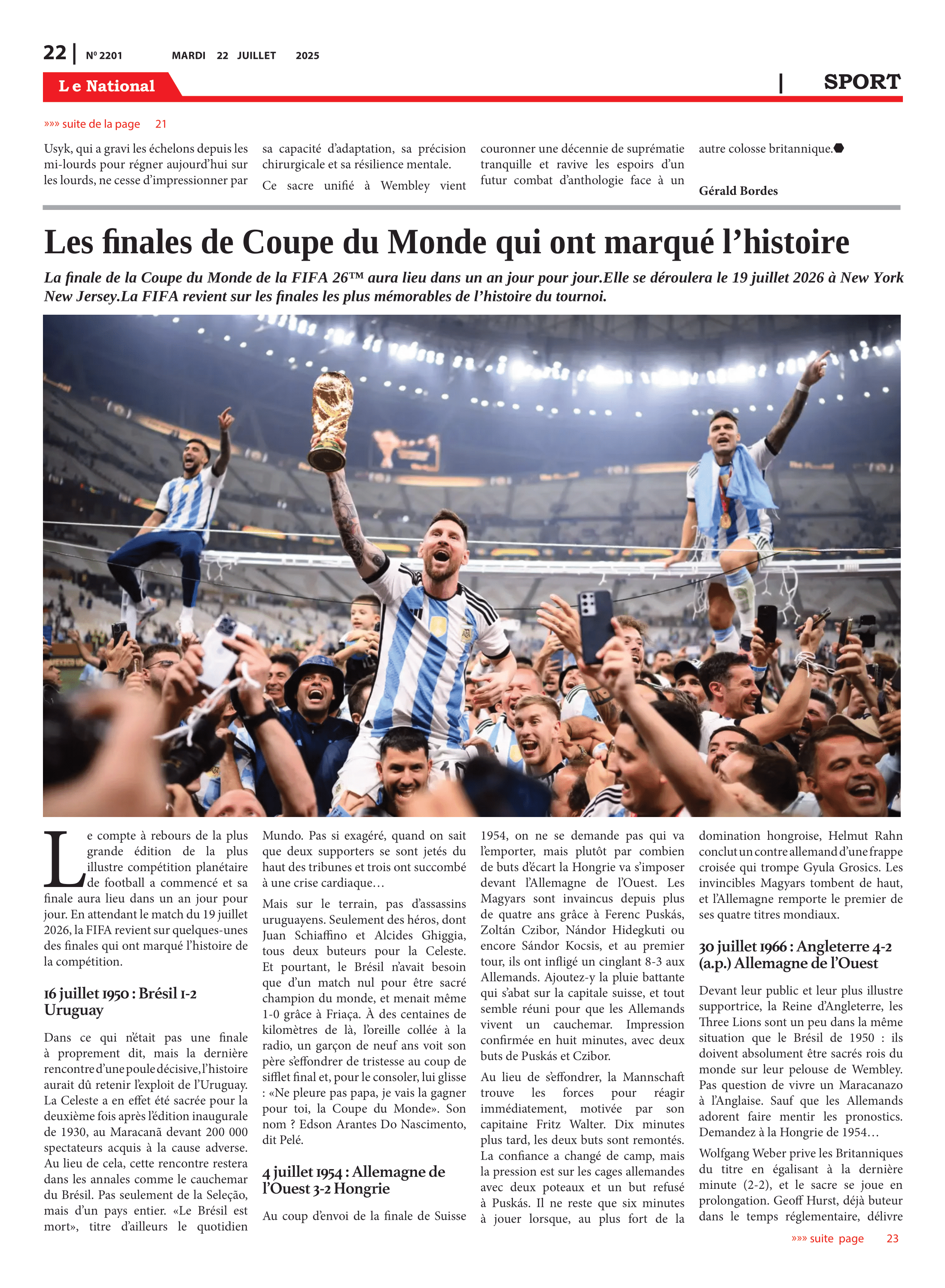 Page 22 de l'édition 2201