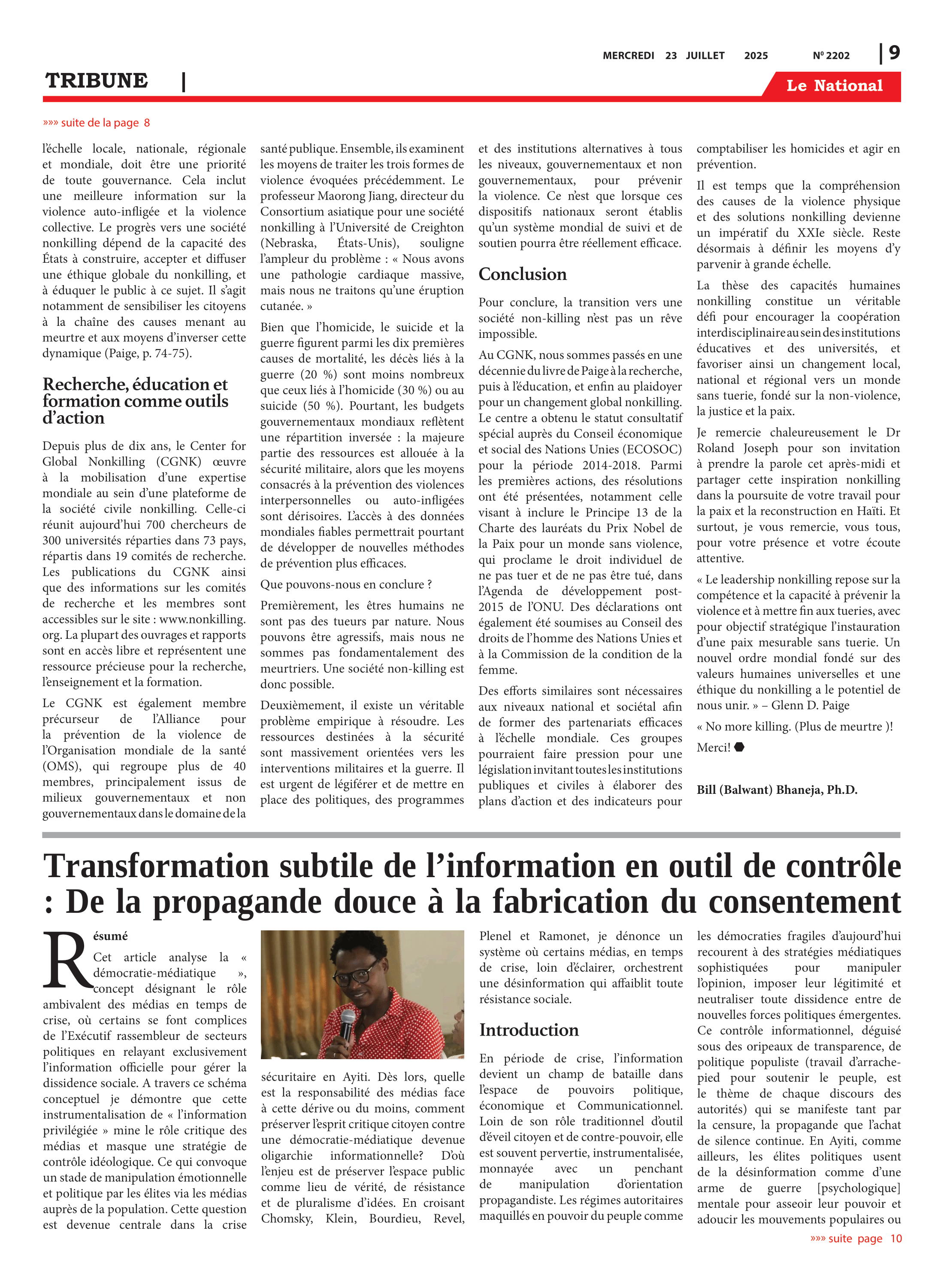 Page 9 de l'édition 2202
