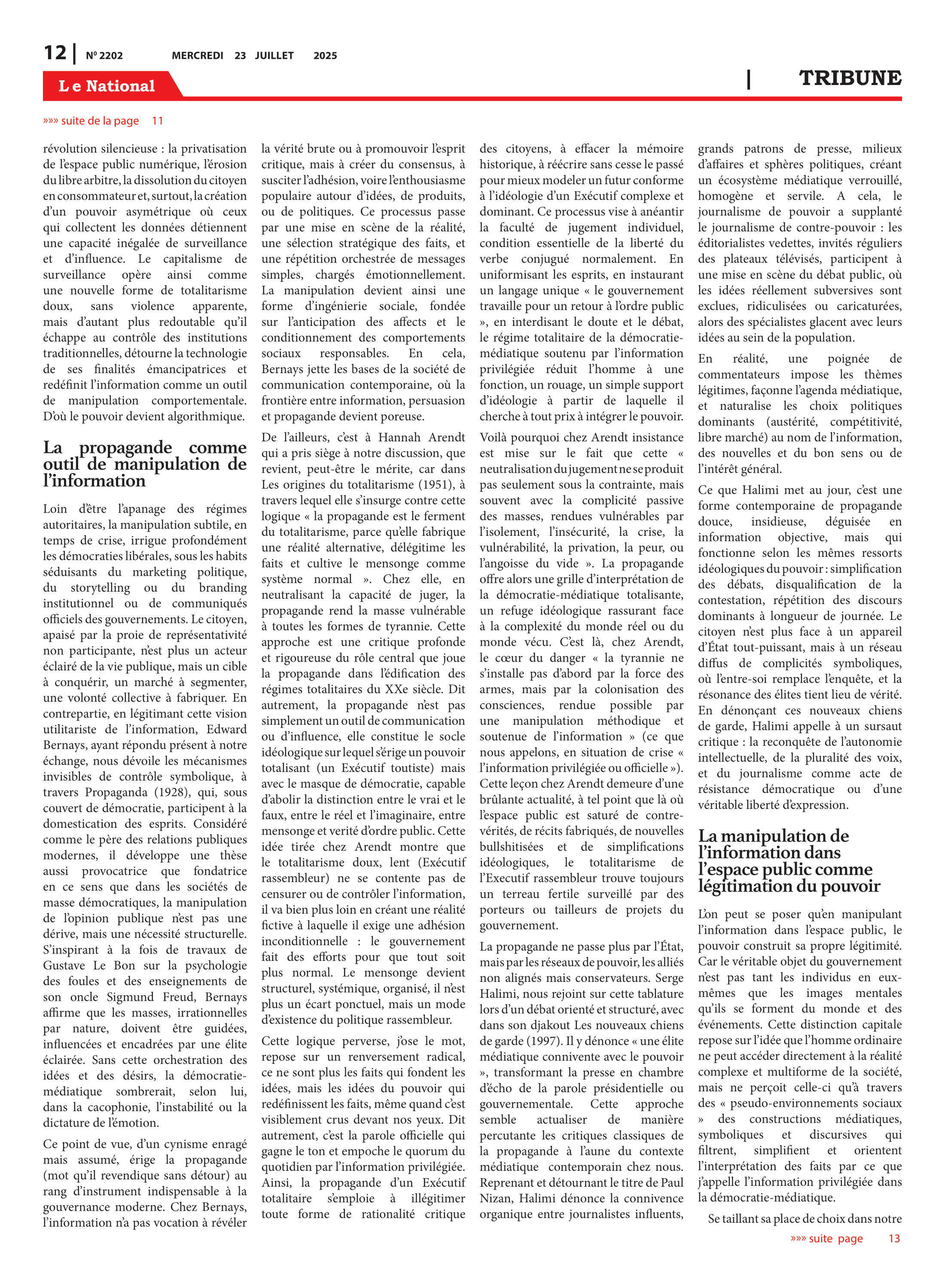 Page 12 de l'édition 2202