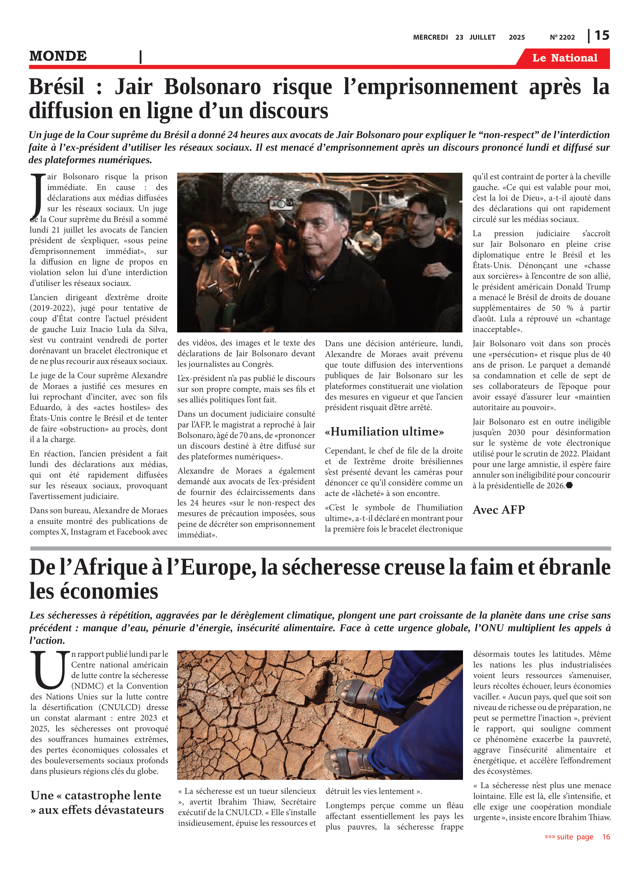 Page 15 de l'édition 2202