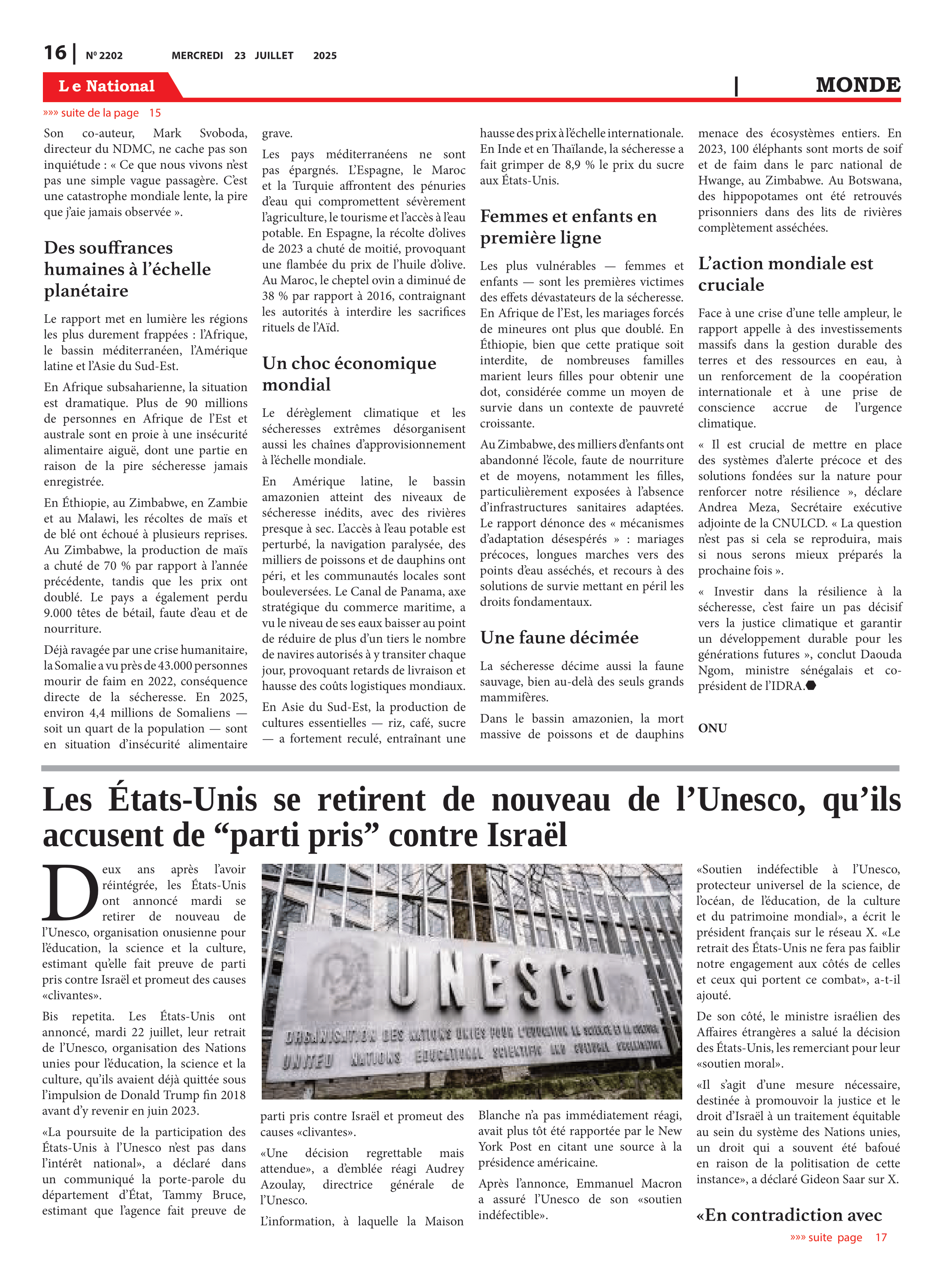 Page 16 de l'édition 2202