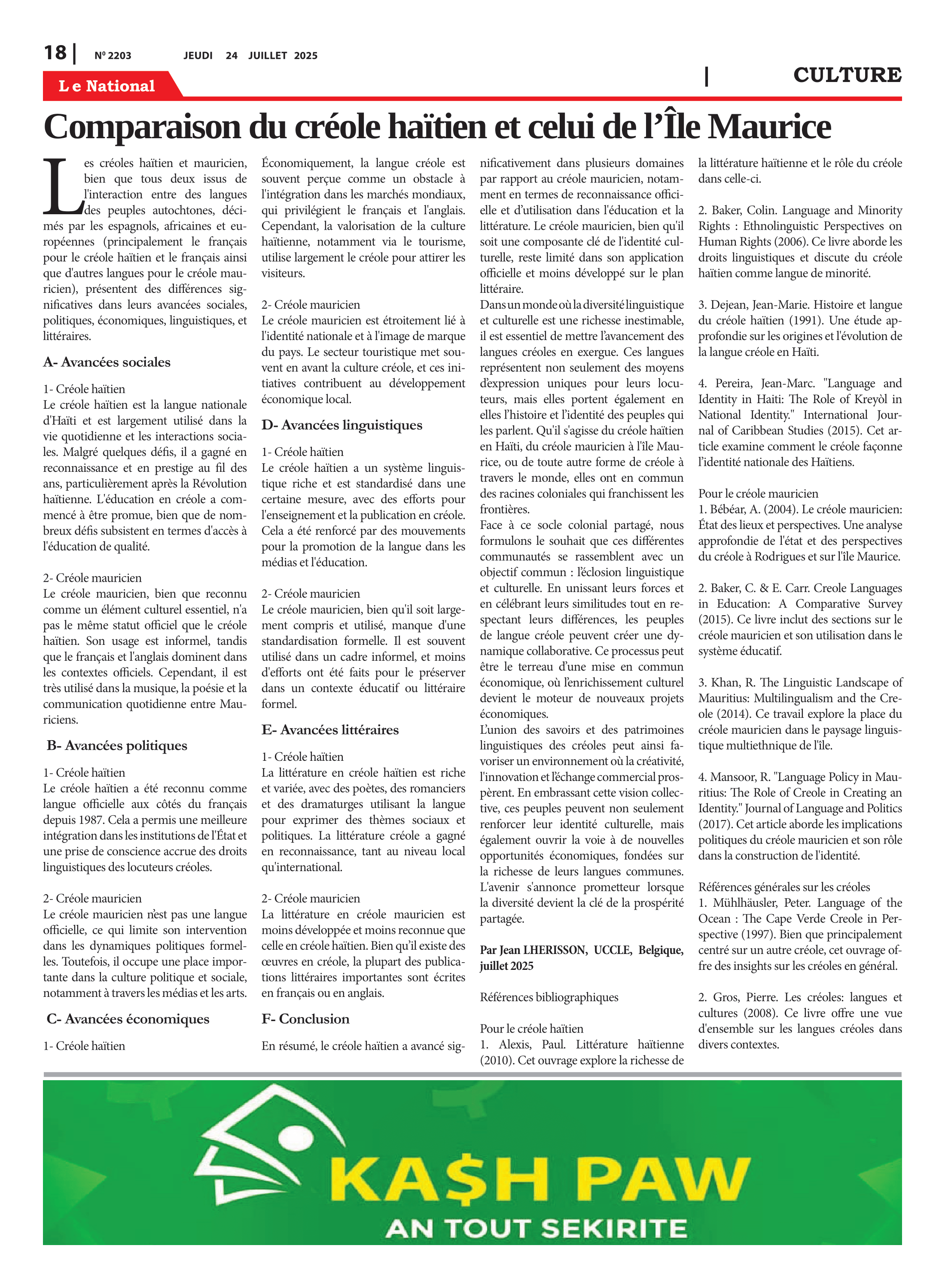 Page 19 de l'édition 2203