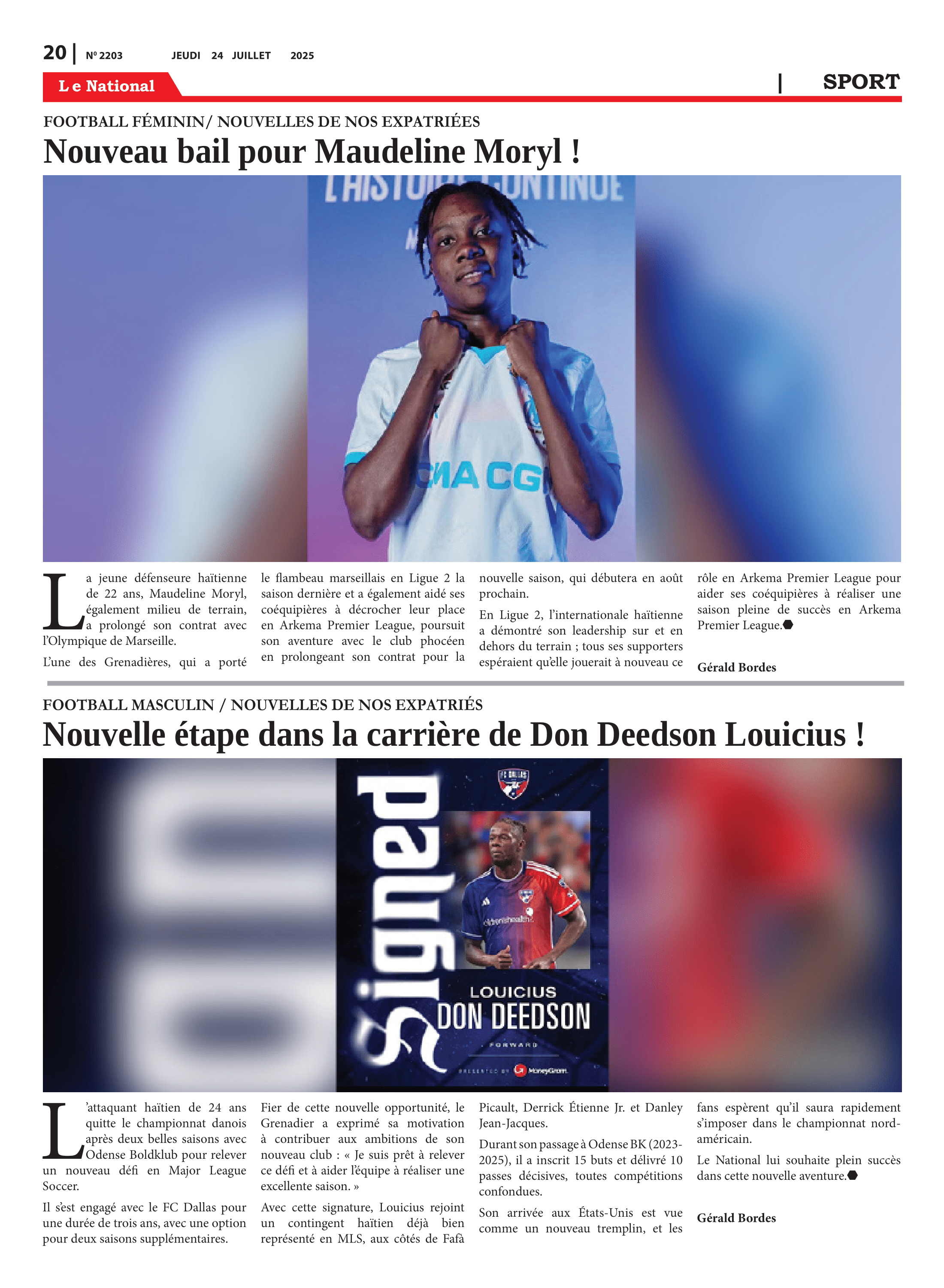 Page 21 de l'édition 2203