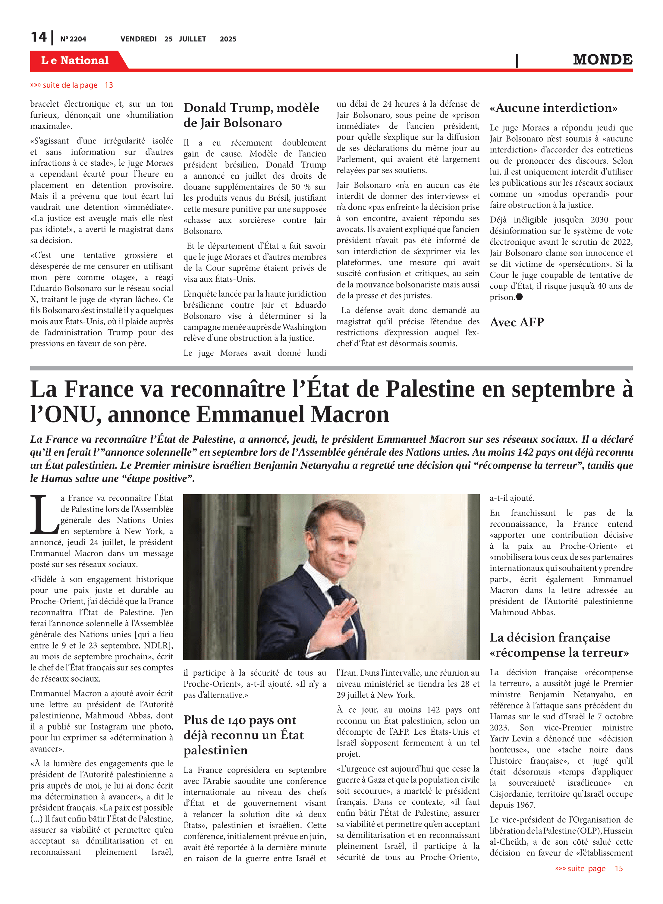 Page 14 de l'édition 2204