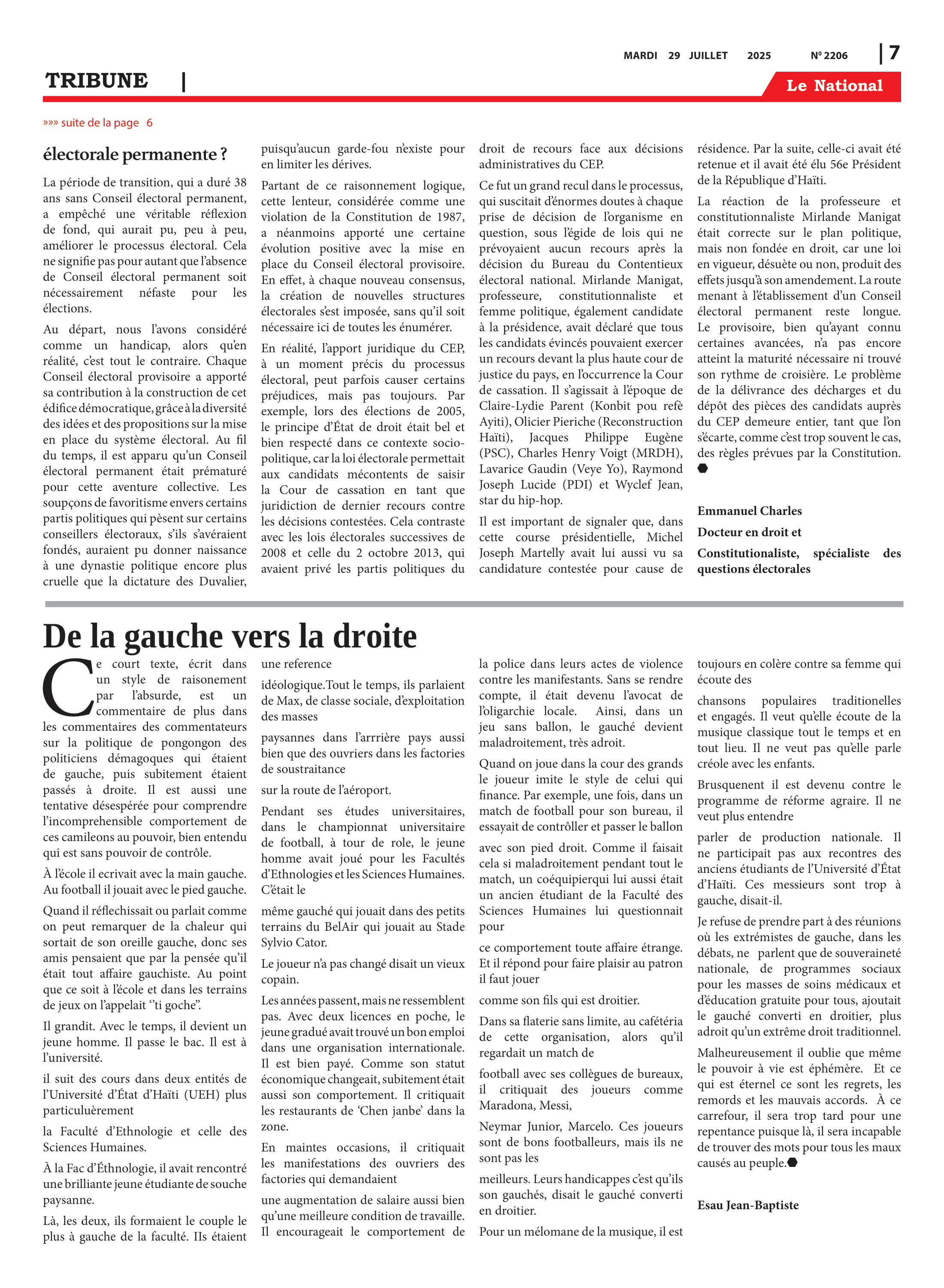 Page 7 de l'édition 2206