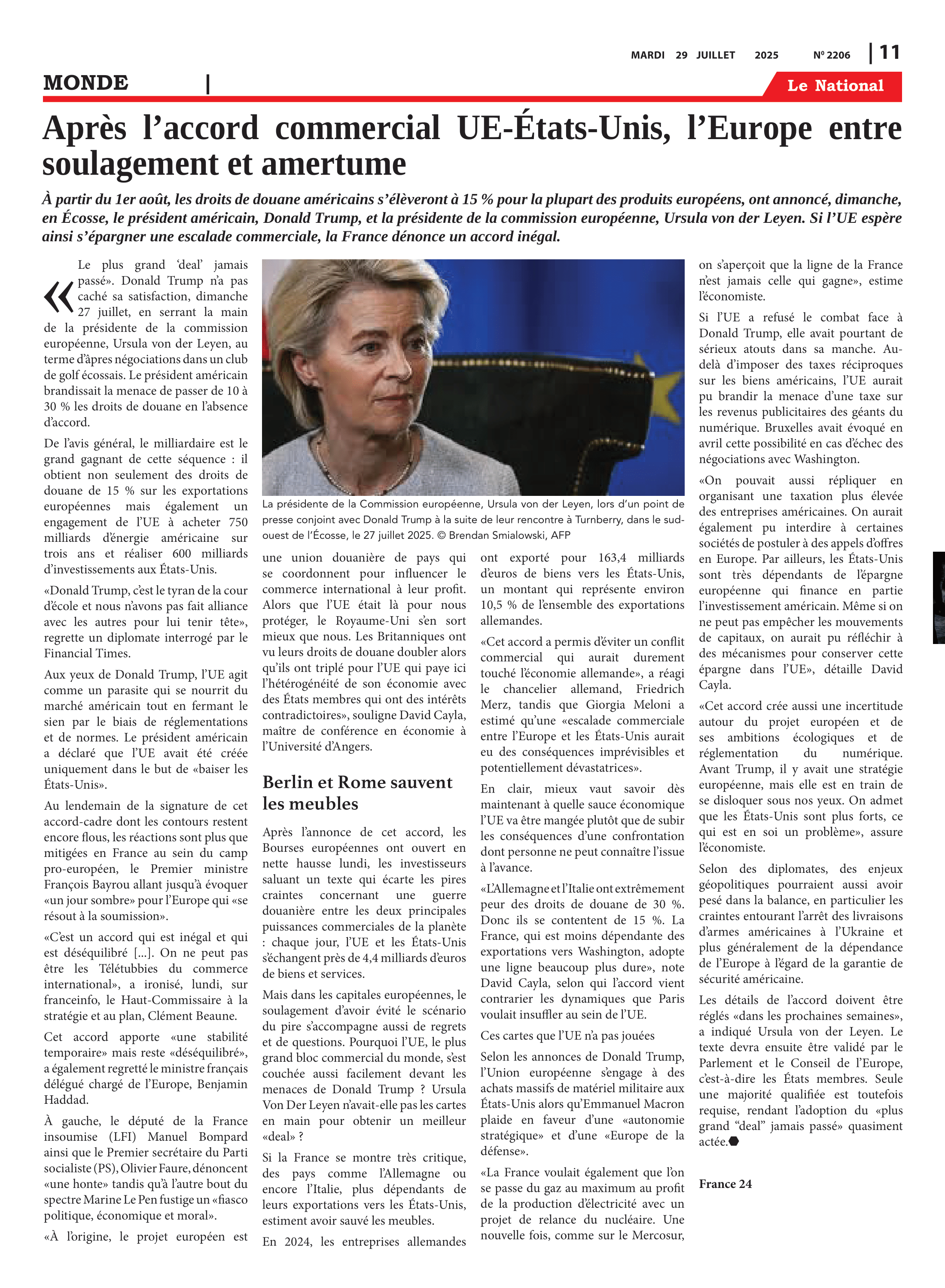Page 11 de l'édition 2206