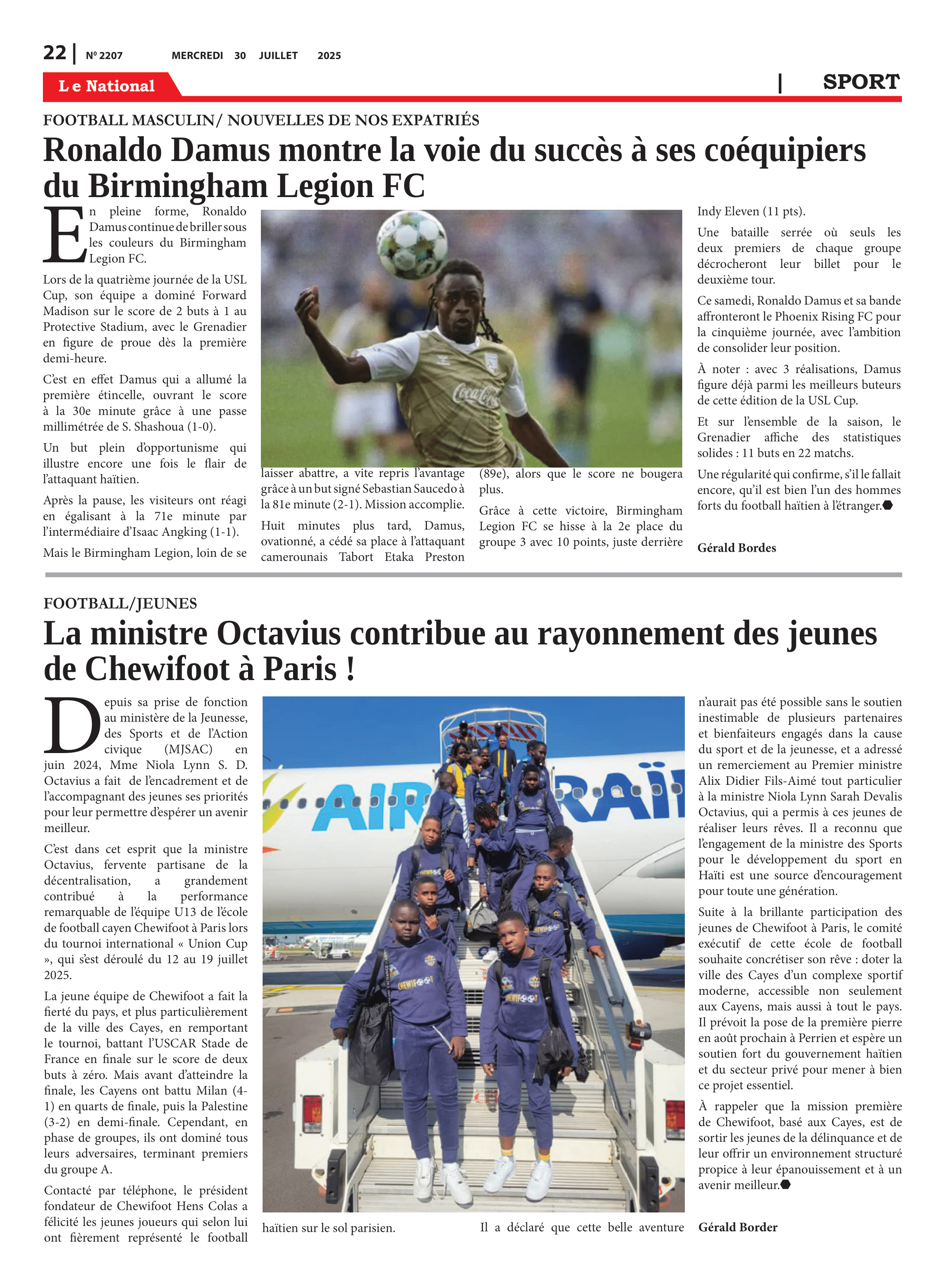 Page 22 de l'édition 2207