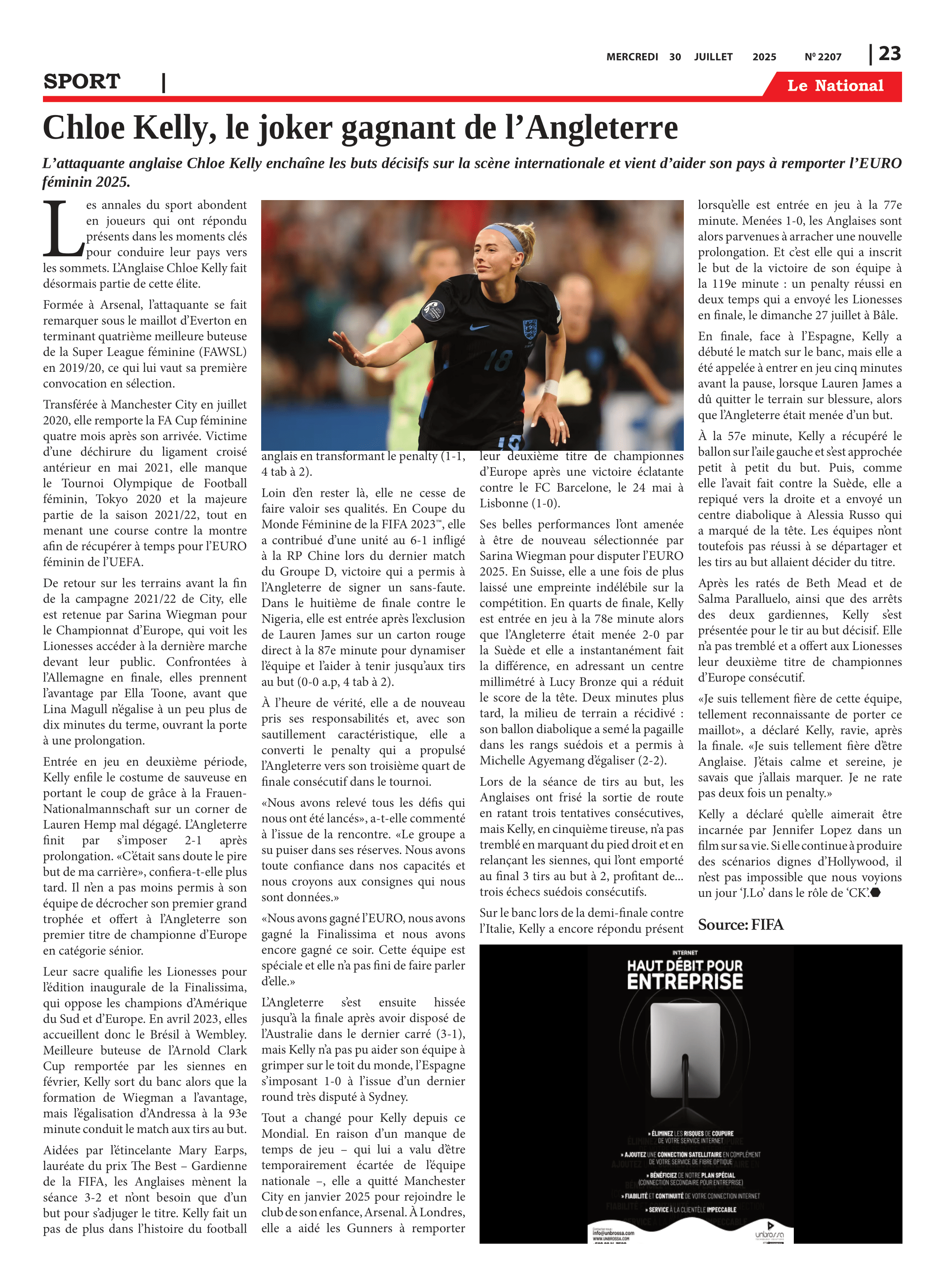 Page 23 de l'édition 2207